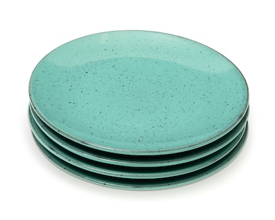 Foto 1 | Foto 1 | Plato de Cerámica Azul 4 Piezas