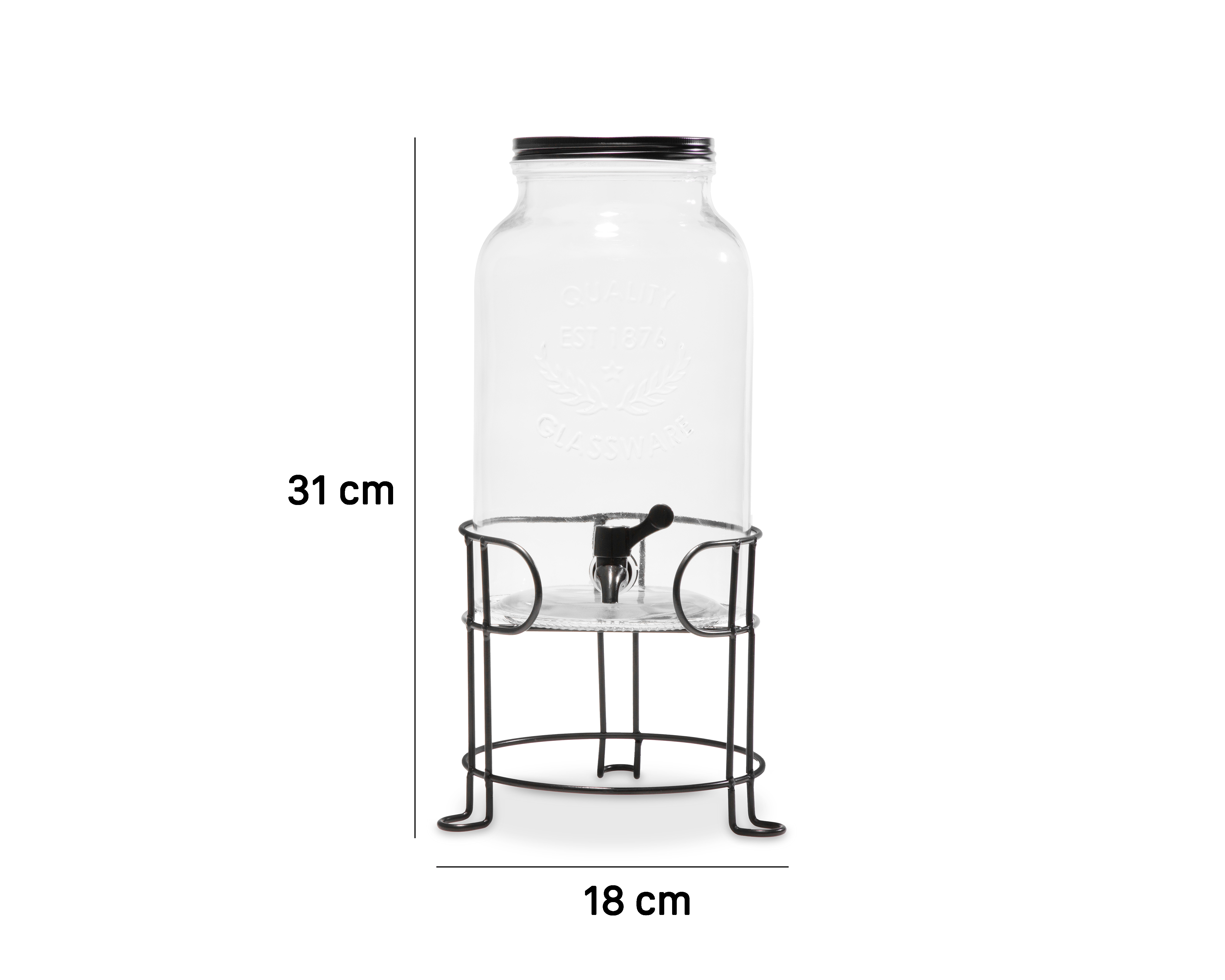 Foto 6 | Foto 6 | Dispensador de Vidrio Starhaus con Juego de Vasos