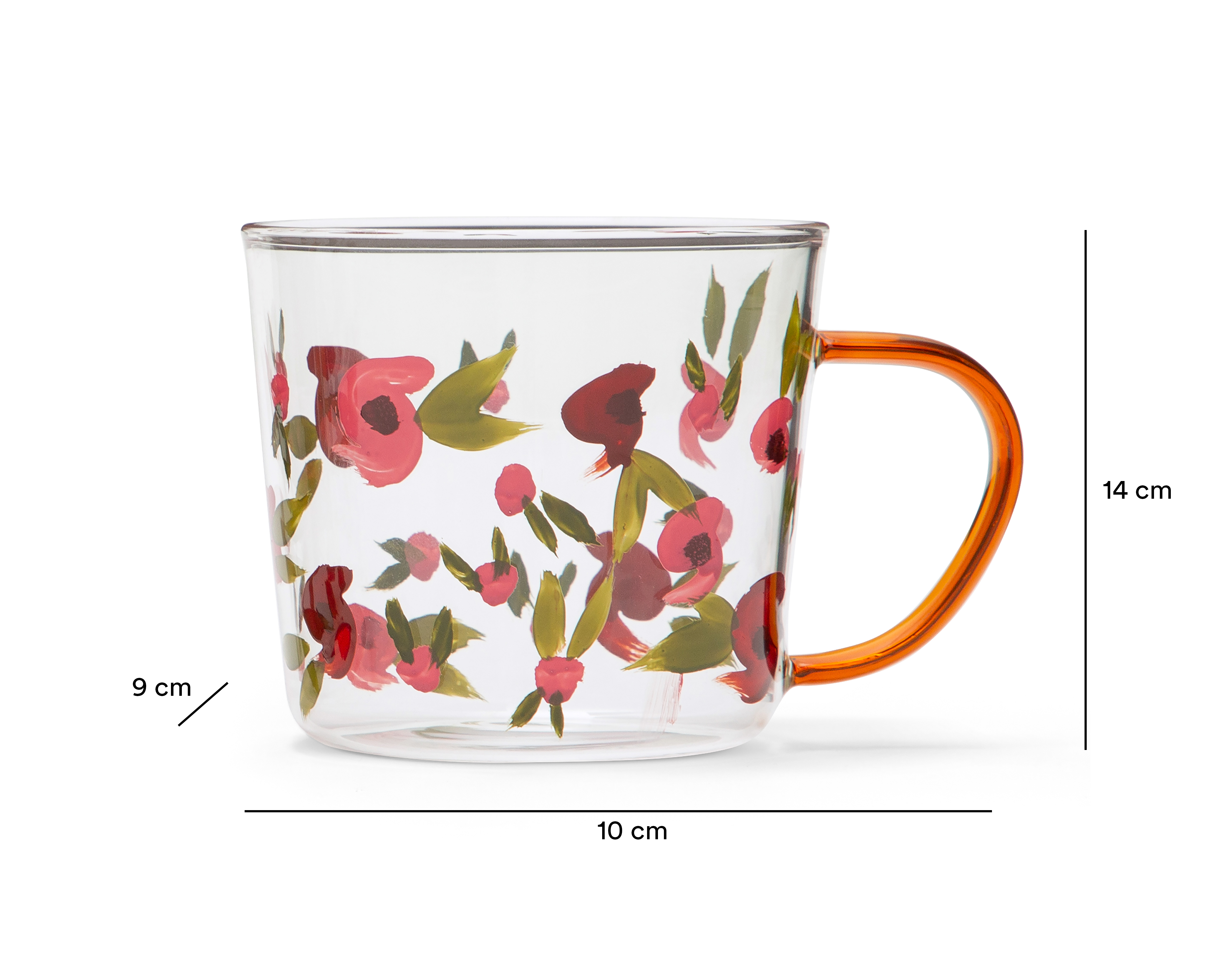 Foto 6 pulgar | Foto 5 | Taza de Vidrio Starhaus 500 ml 2 Piezas
