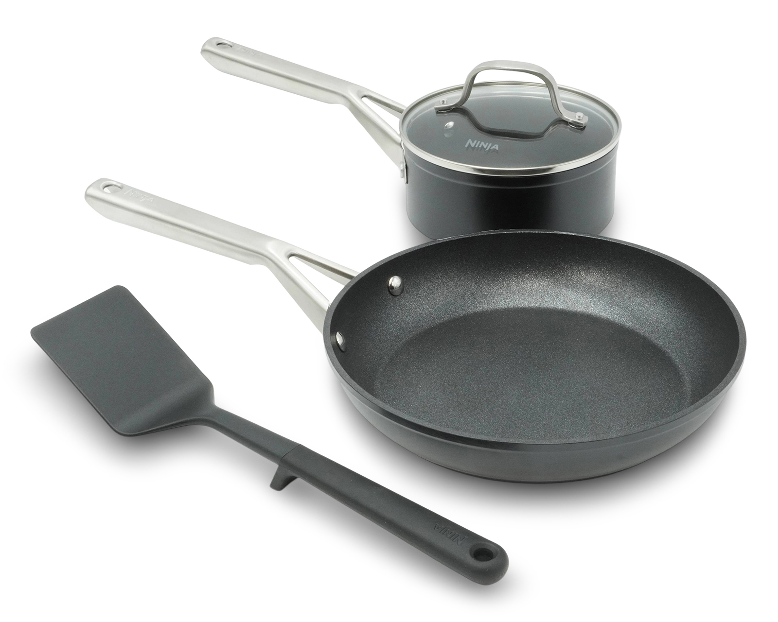 Foto 3 pulgar | Foto 2 | Batería de Cocina Ninja Neverstick 4 Piezas de Aluminio