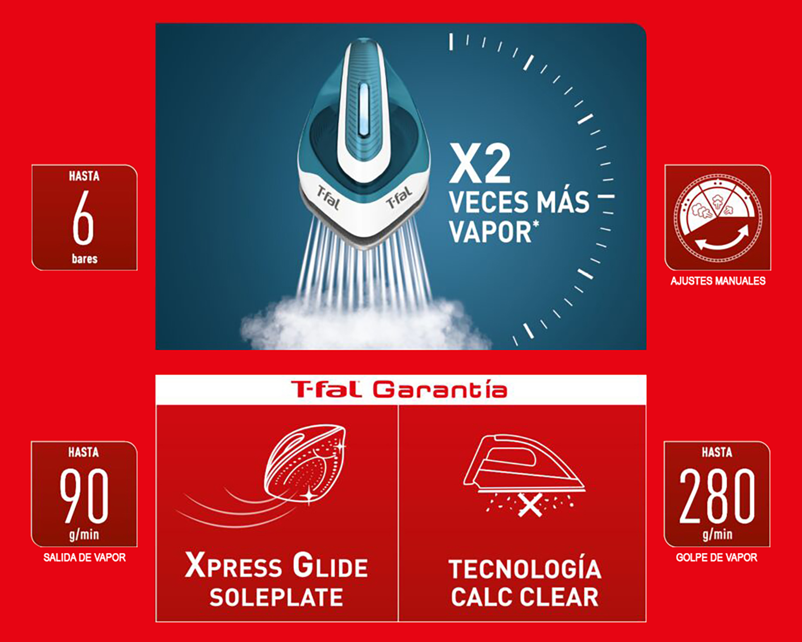 Foto 6 | Foto 6 | Generador de Vapor T-Fal Express Easy