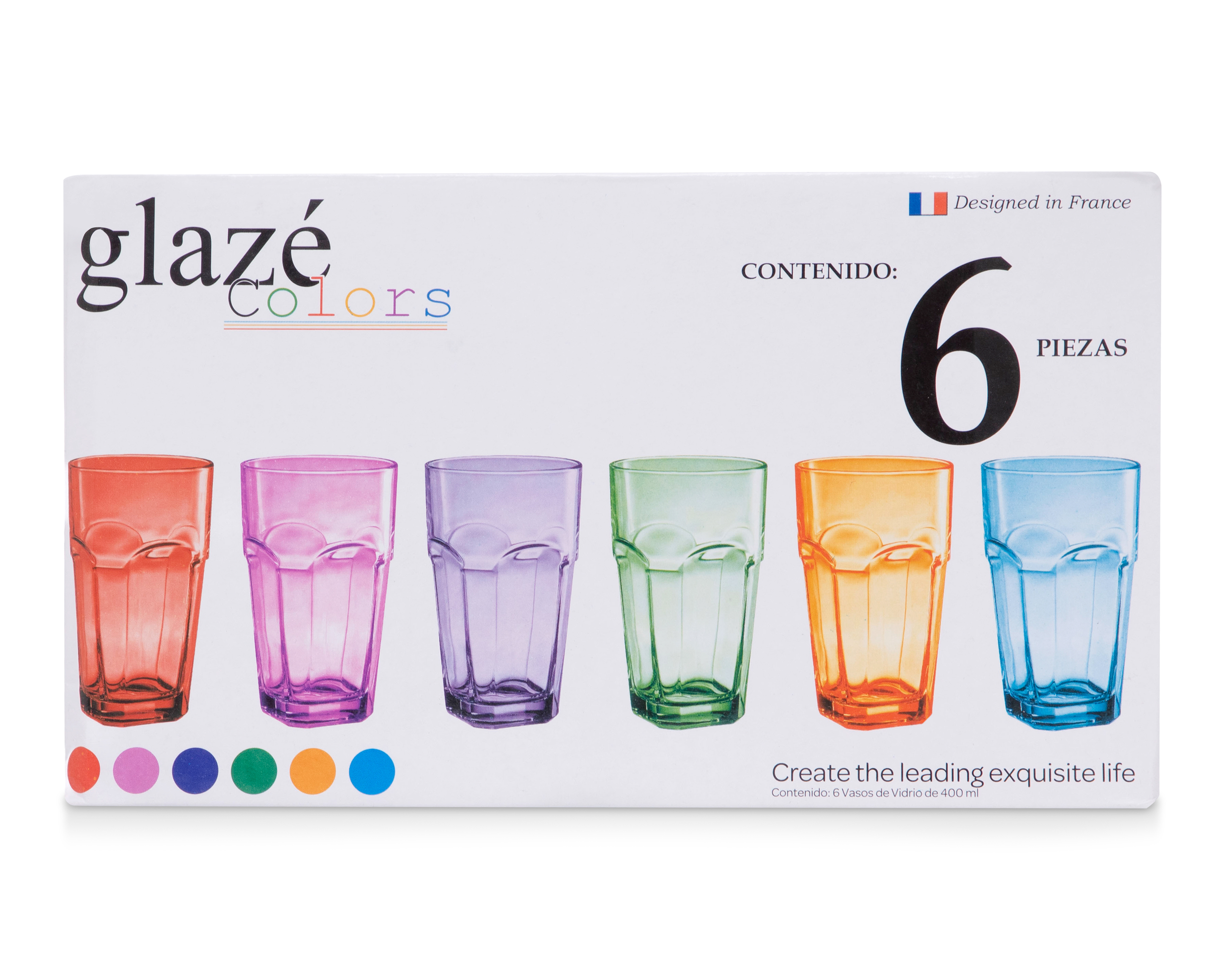 Foto 4 pulgar | Foto 3 | Vasos Glazé 6 Piezas