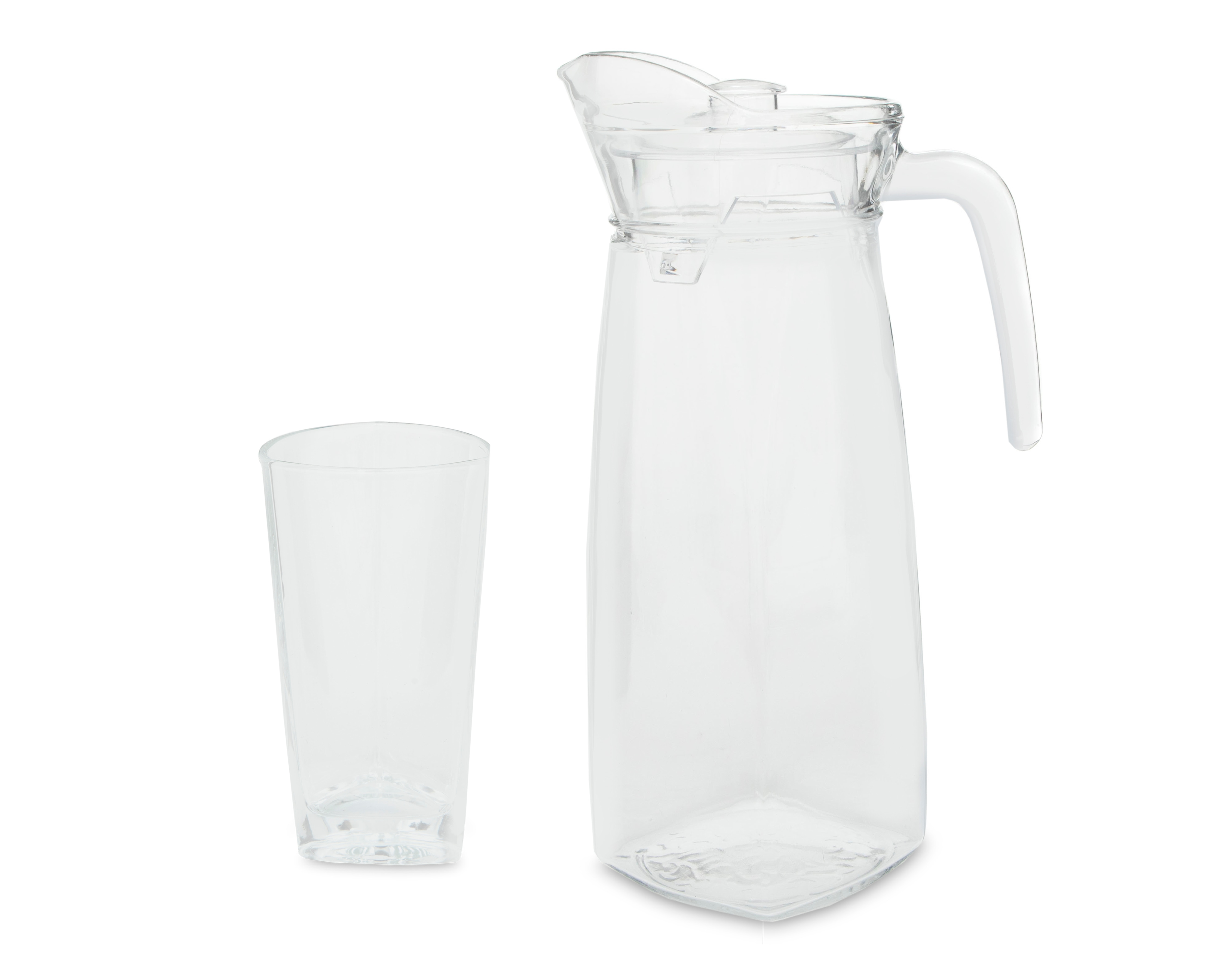 Juego de Jarra y Vasos de Vidrio Glazé 5 Piezas