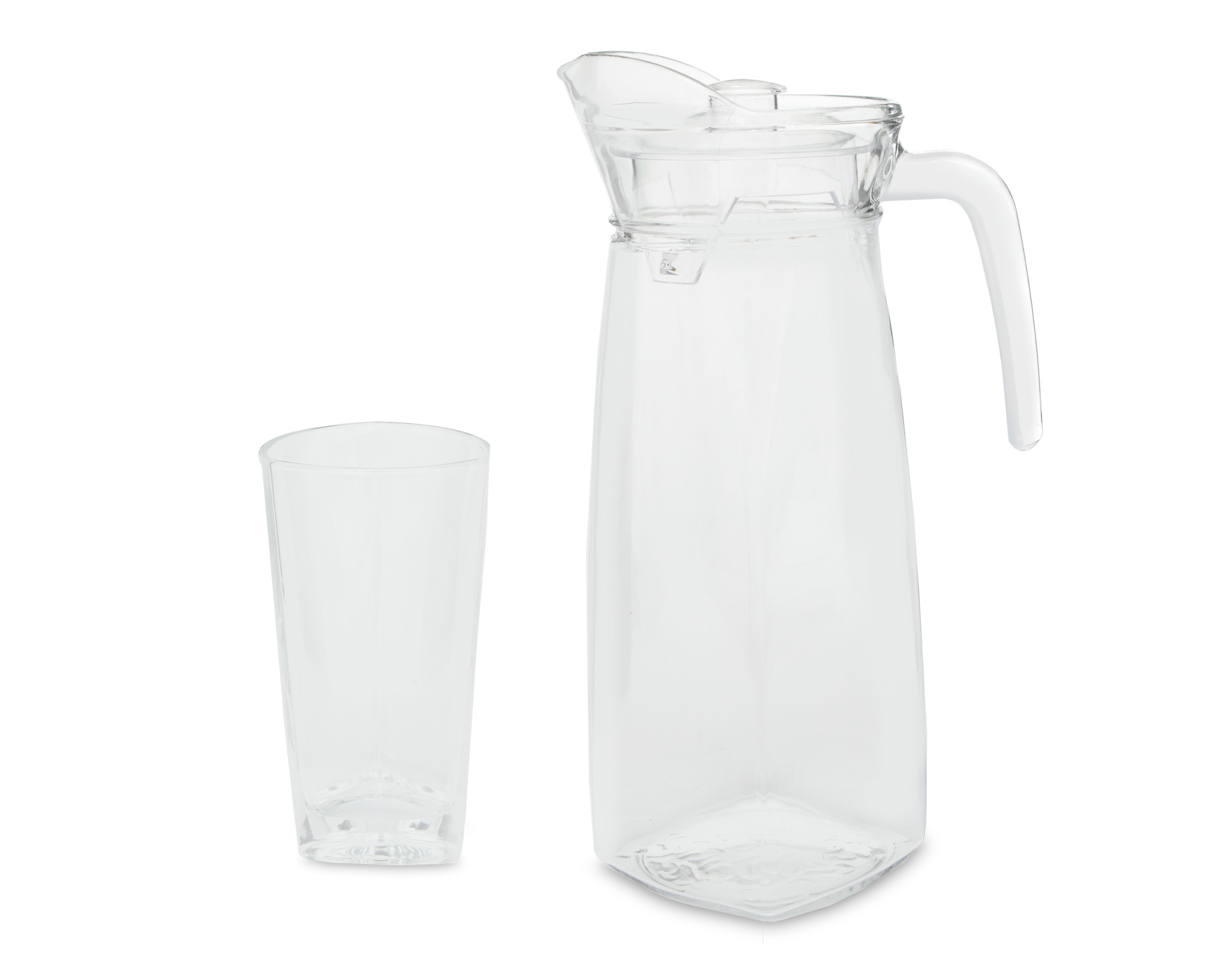Juego de Jarra y Vasos de Vidrio Glazé 5 Piezas