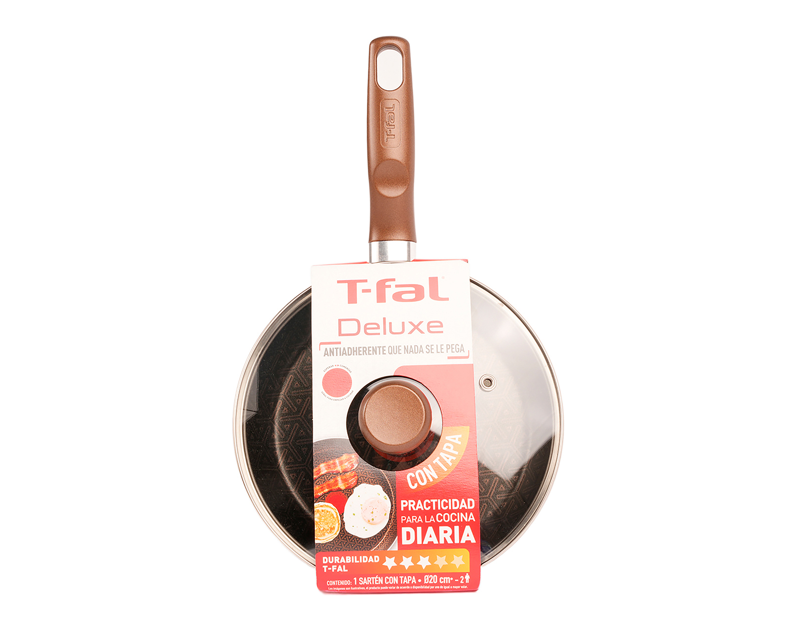 Foto 6 | Foto 6 | Sartén T-Fal Deluxe de Aluminio Antiadherente 20 cm