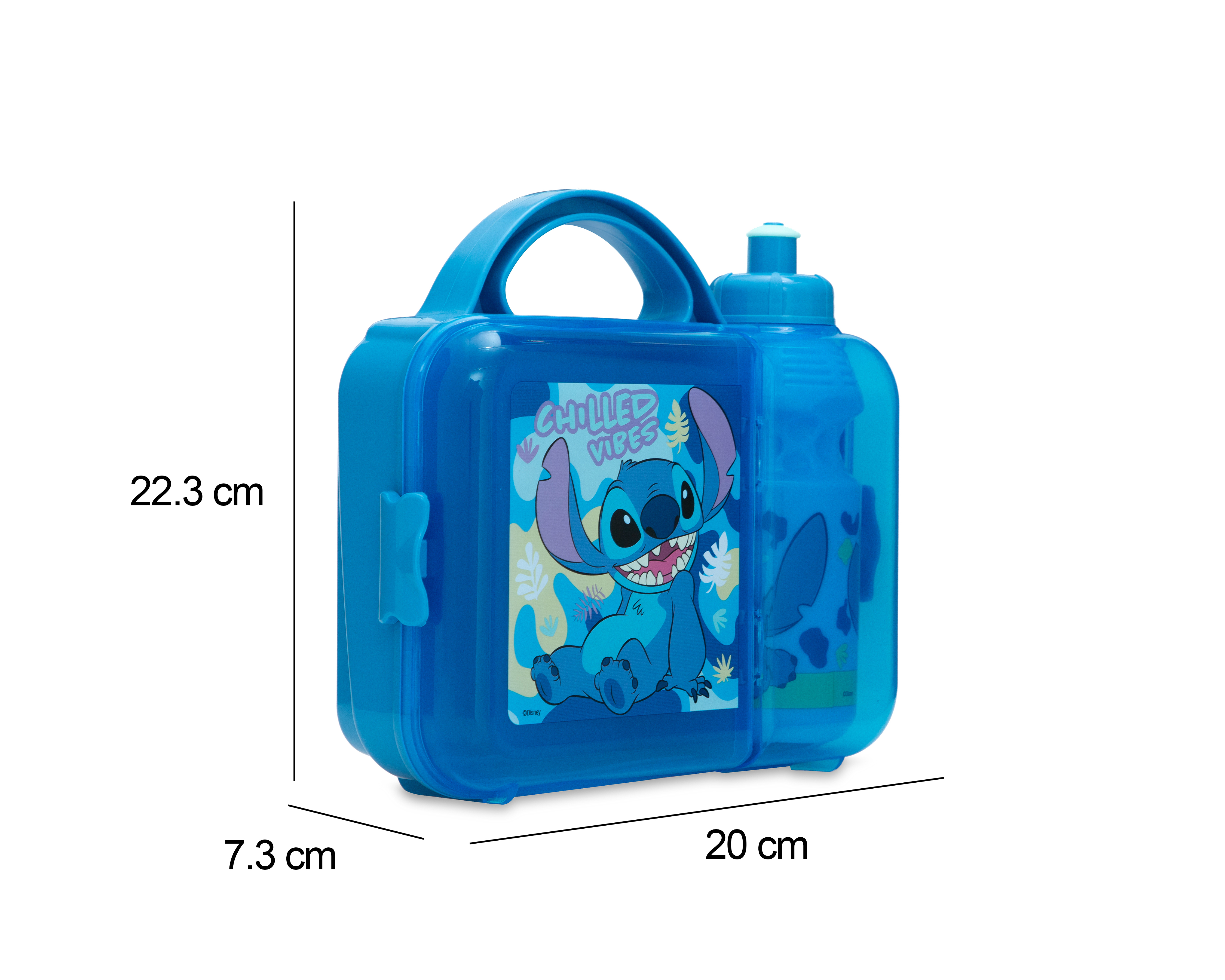Foto 8 | Foto 8 | Lonchera Fun Kids Stitch con Botella