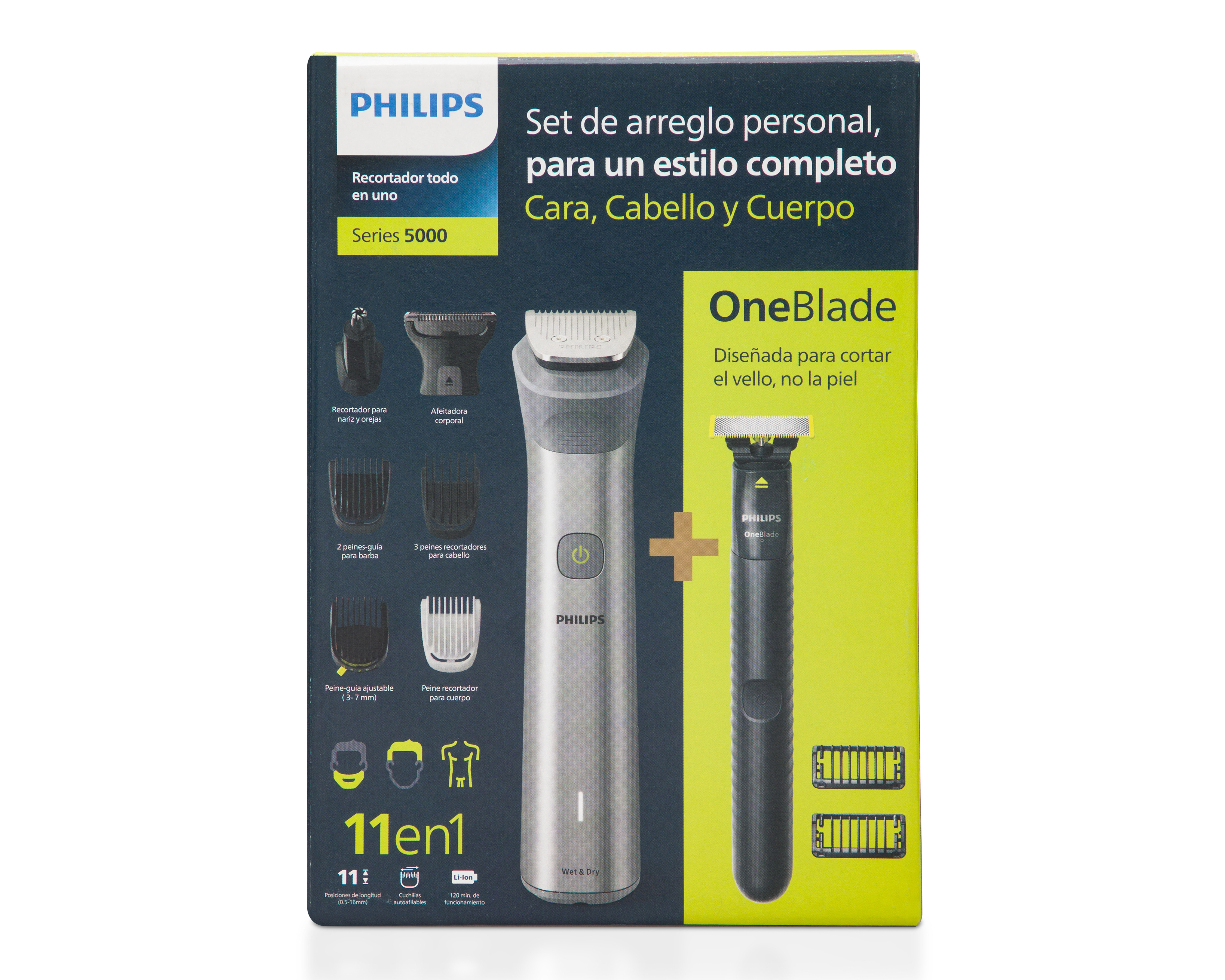 Foto 7 pulgar | Foto 6 | Kit de Máquina para Cortar Cabello Phillips Multigroom Multiusos 11 Accesorios