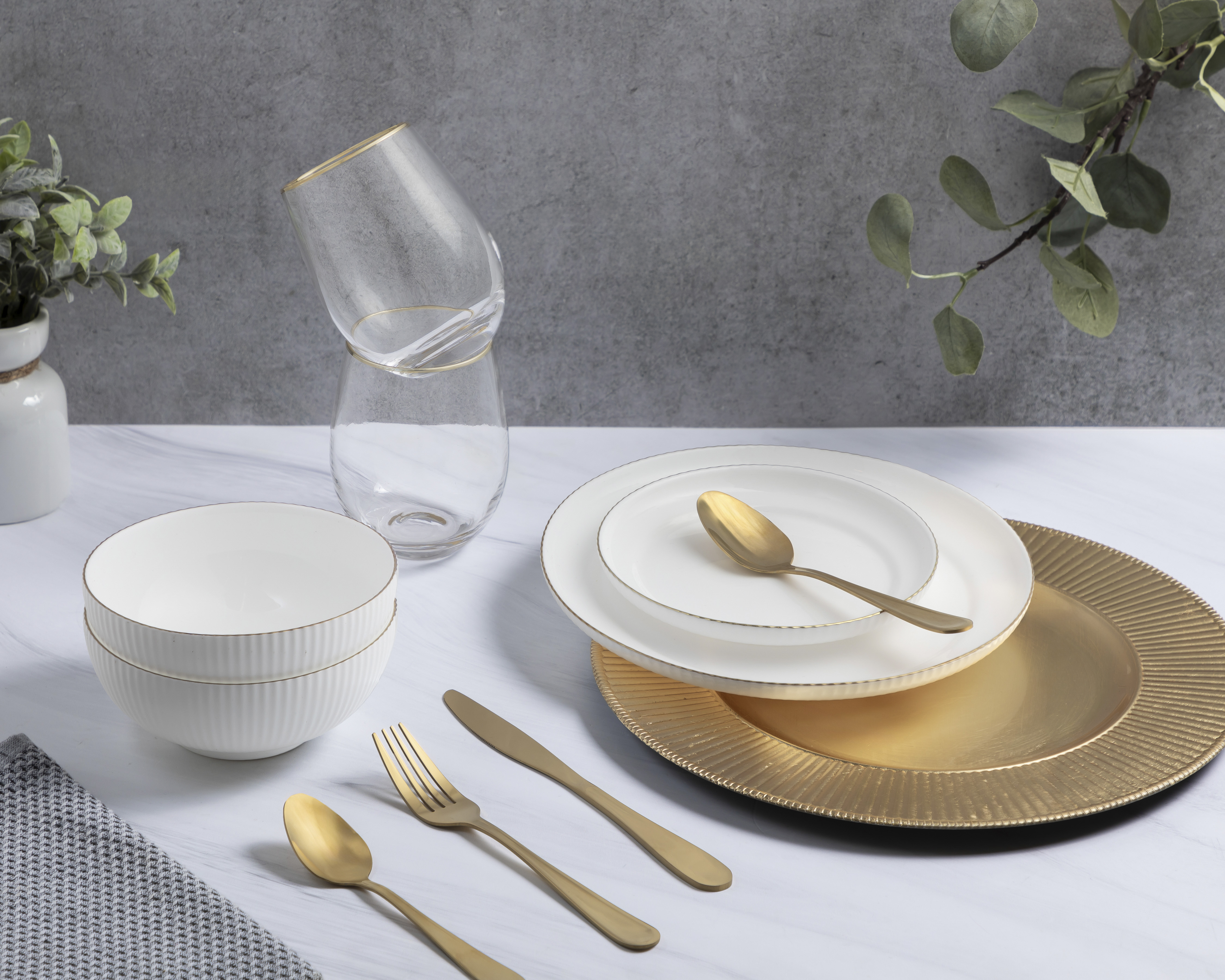 Foto 2 pulgar | Foto 1 | Vajilla de Opal Glass Blanca para 4 Personas 36 Piezas