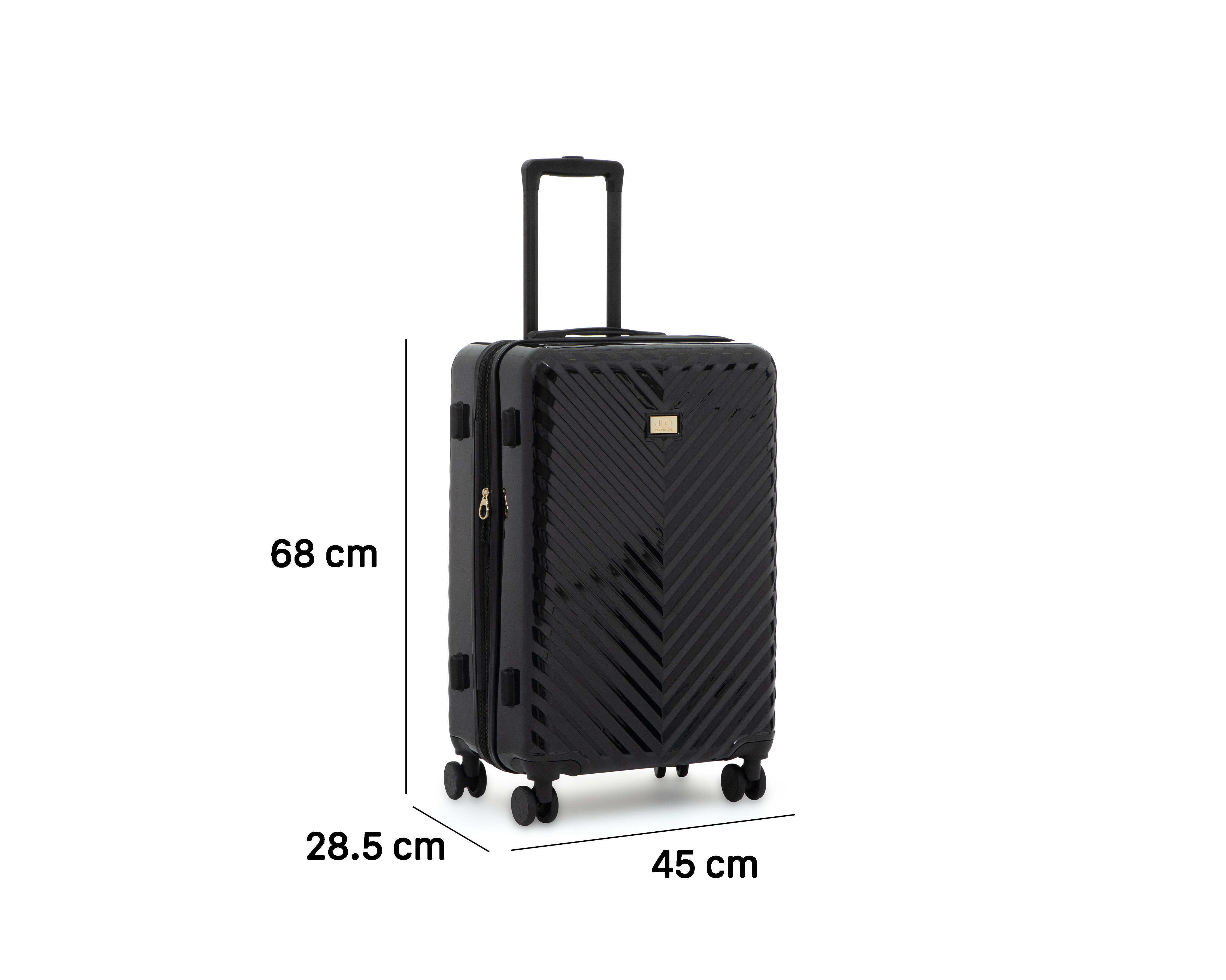 Foto 9 | Foto 9 | Maleta Vertical Jennifer Lopez Elegance 24 Pulgadas Negra