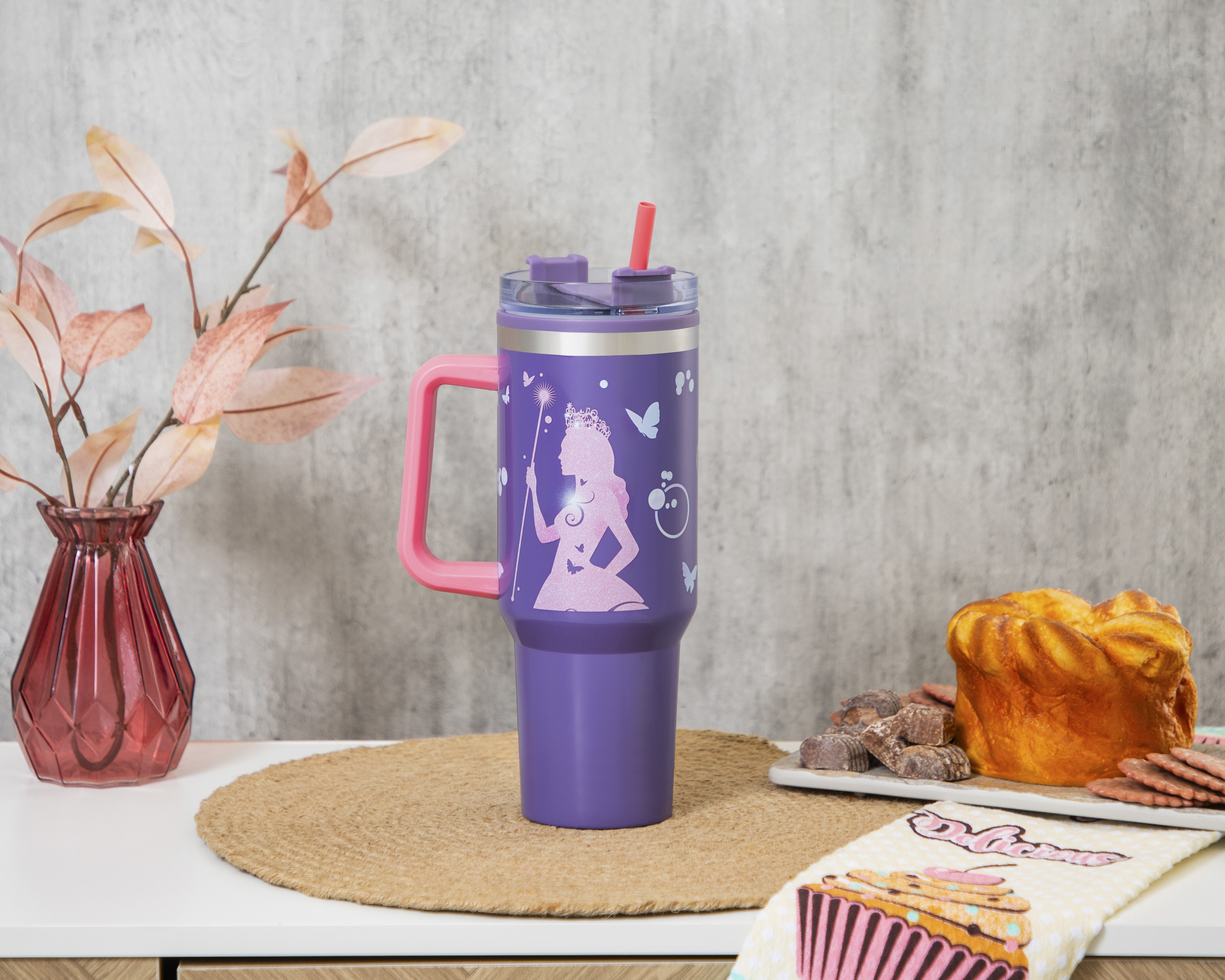 Foto 6 | Foto 6 | Termo con Popote Fun Kids 1.2 Litros