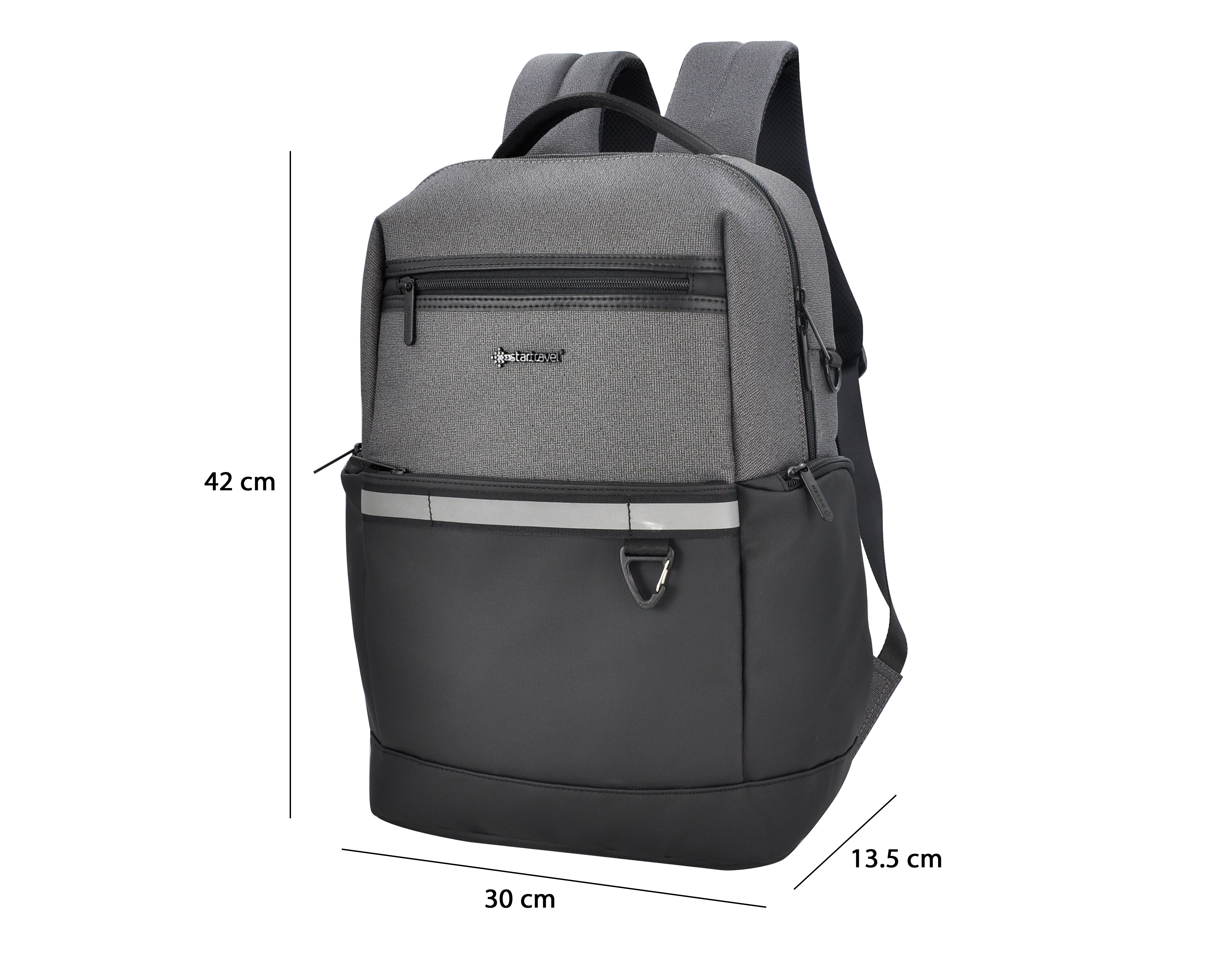 Foto 8 pulgar | Foto 7 | Mochila para Laptop Startravel Croacia 15.6 Pulgadas Gris