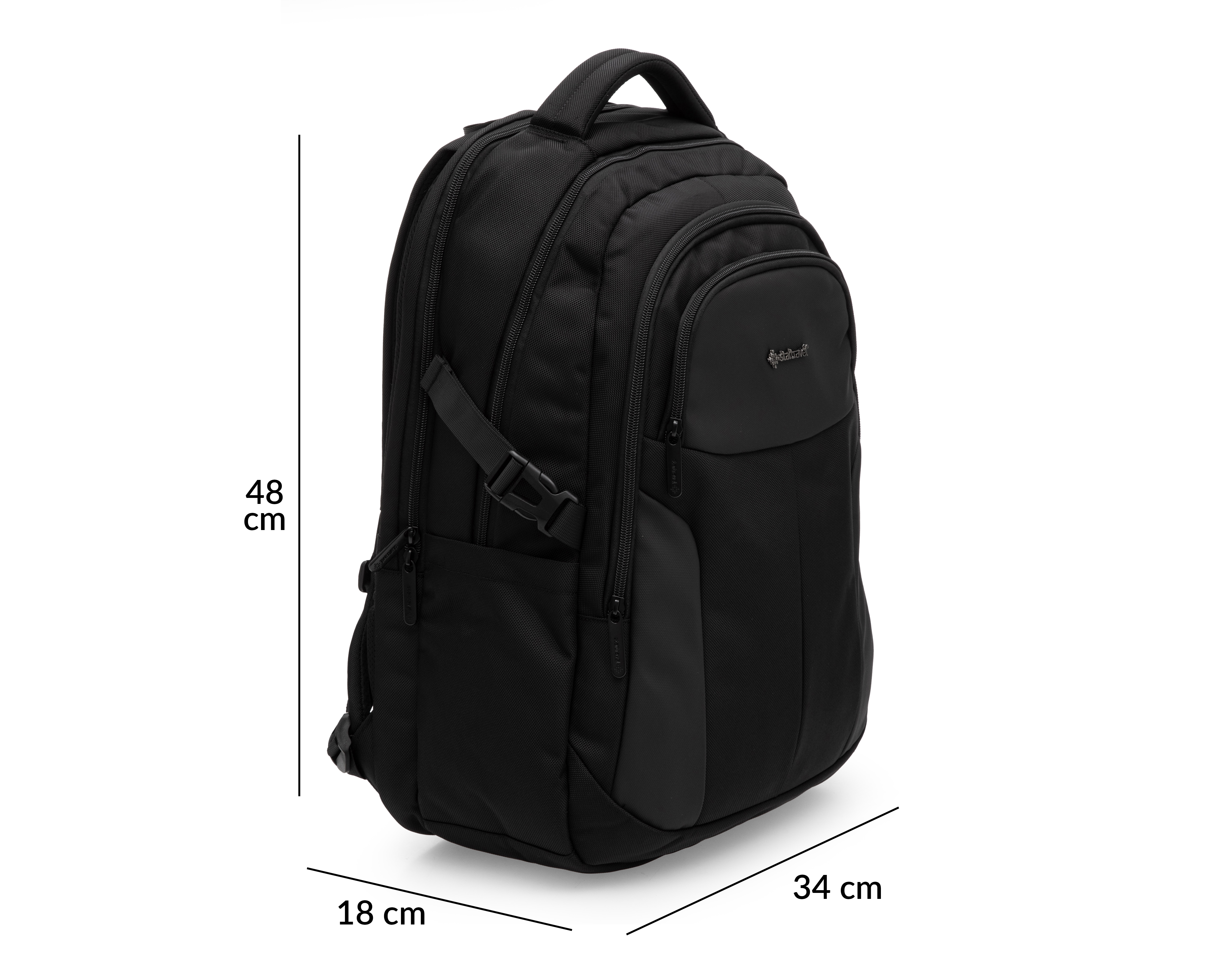 Foto 7 | Foto 7 | Mochila para Laptop Startravel Suiza 15.6 Pulgadas Negra