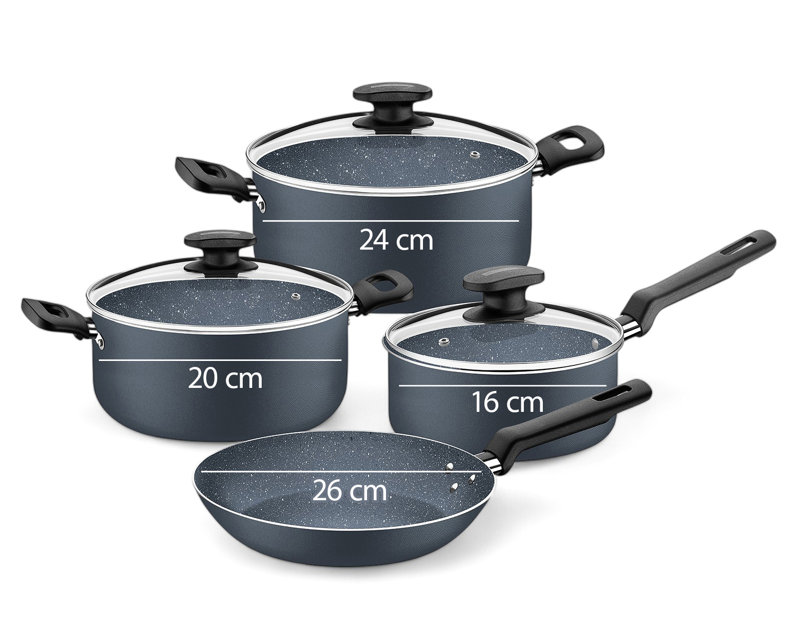 Foto 10 pulgar | Foto 9 | Batería de Cocina Tramontina 7 Piezas Antiadherentes