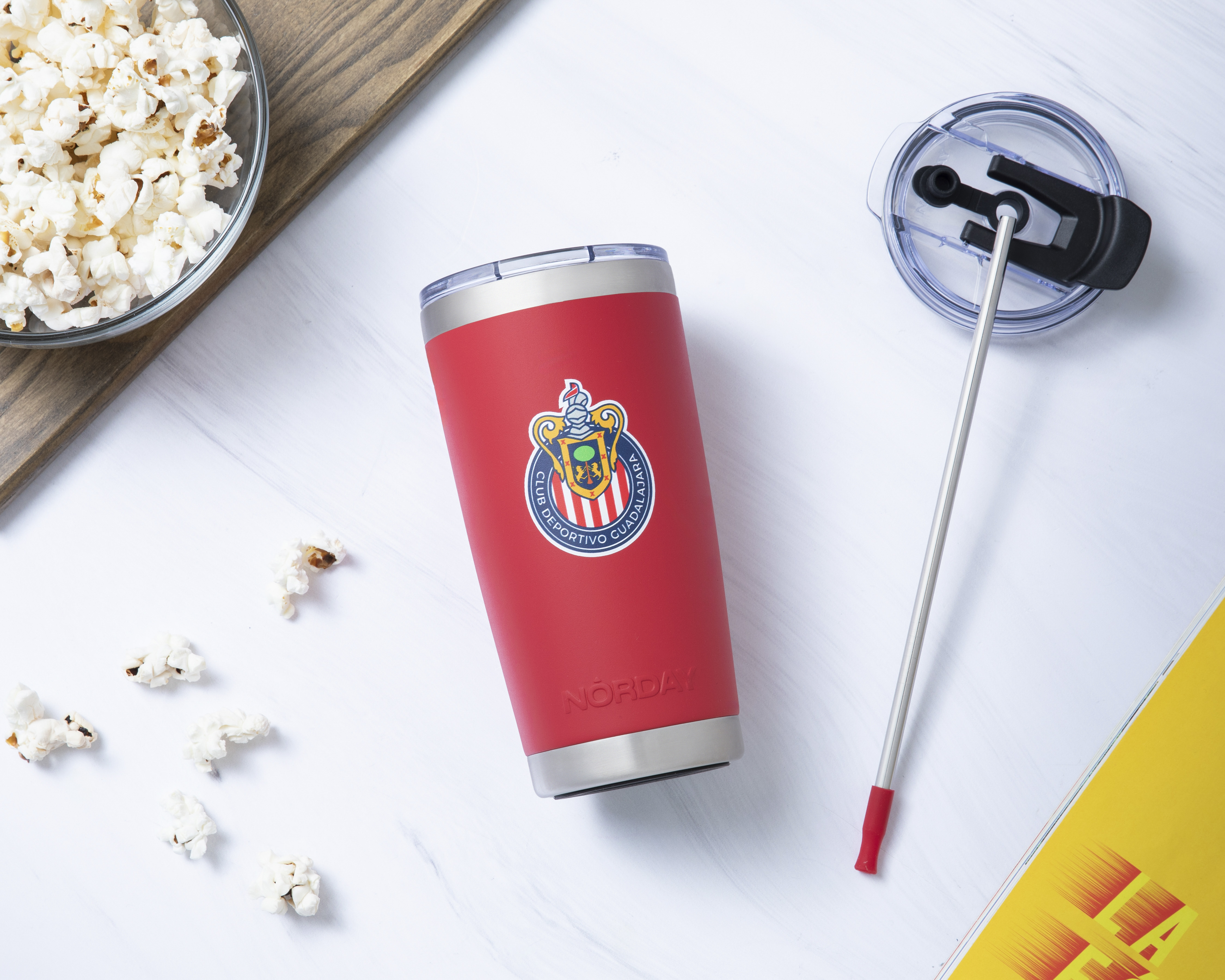 Foto 6 pulgar | Foto 5 | Termo Norday Chivas Guadalajara 600 ml