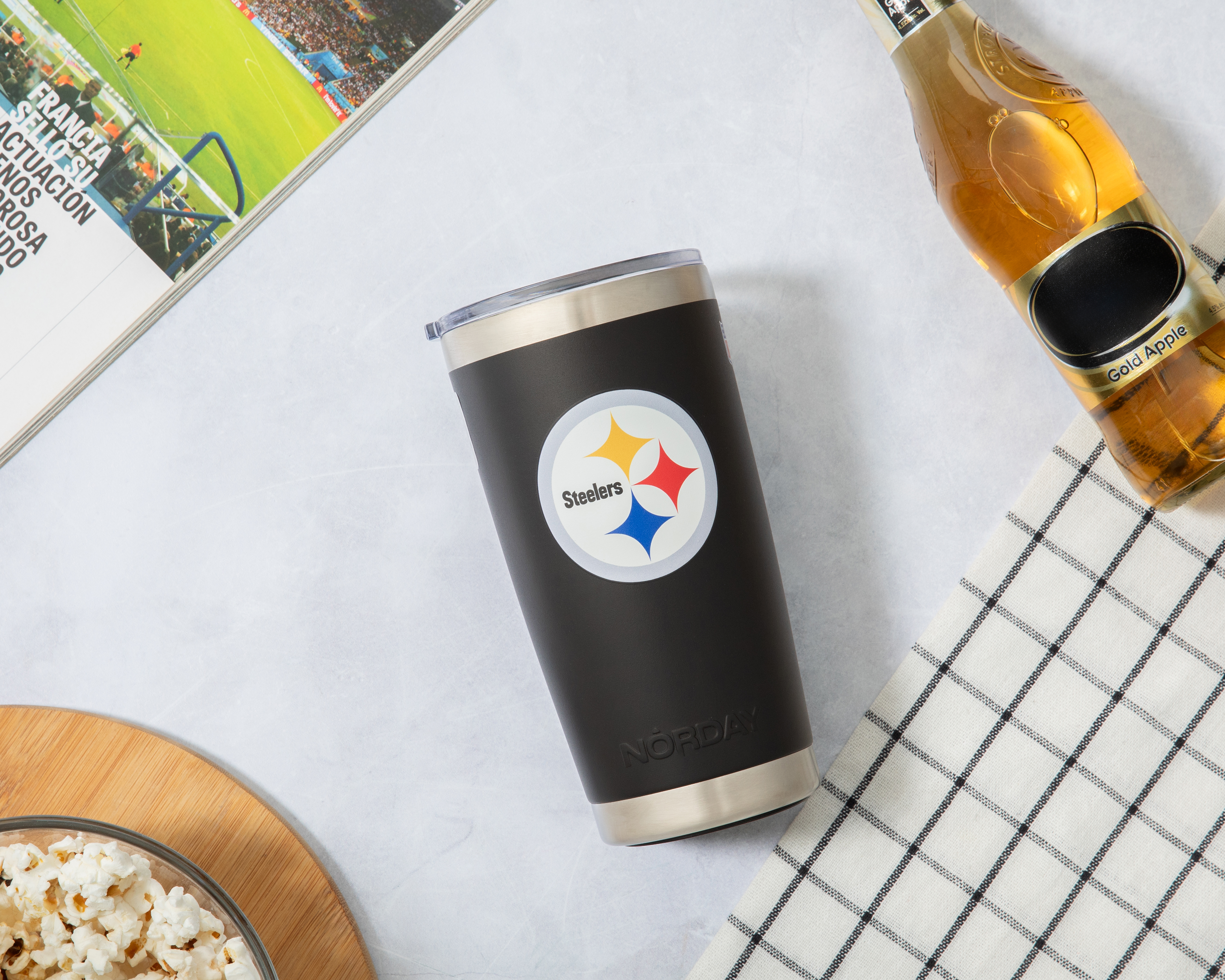 Foto 6 pulgar | Foto 5 | Termo Norday Pittsburgh Steelers 600 ml