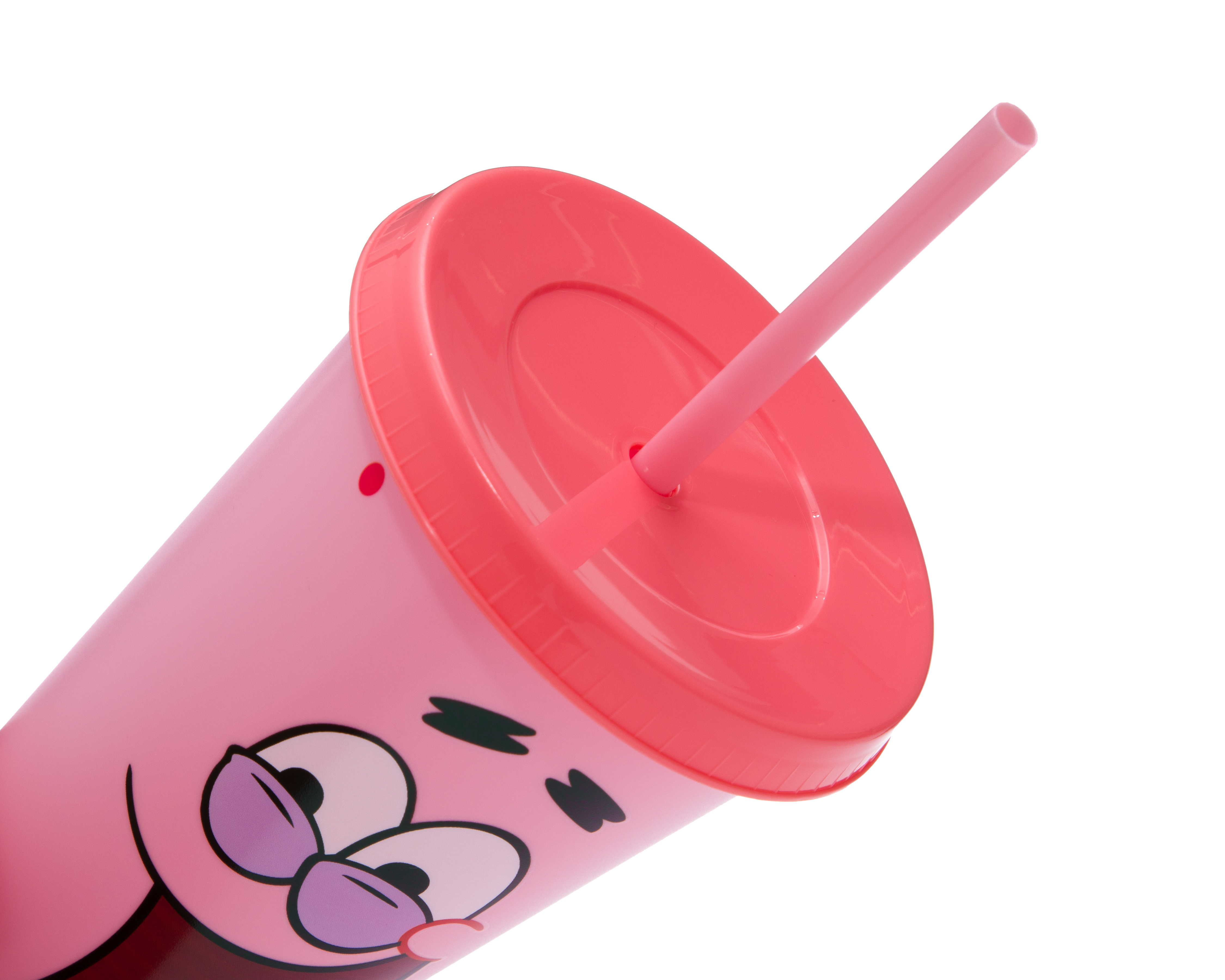 Foto 2 | Foto 2 | Vaso con Popote de Plástico Patricio Estrella 680 ml
