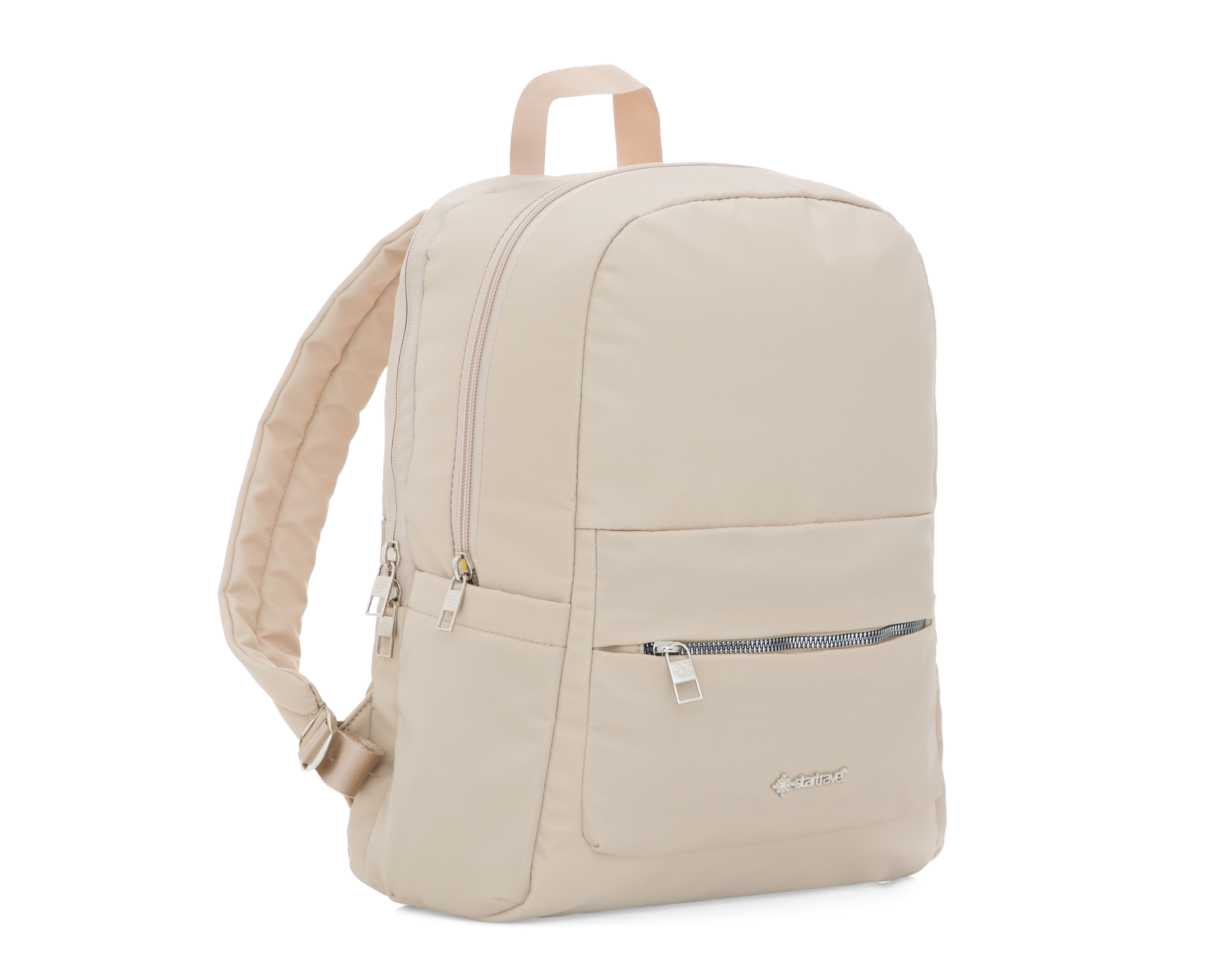 Foto 3 pulgar | Foto 2 | Mochila para Laptop Startravel Mali 15 Pulgadas Beige