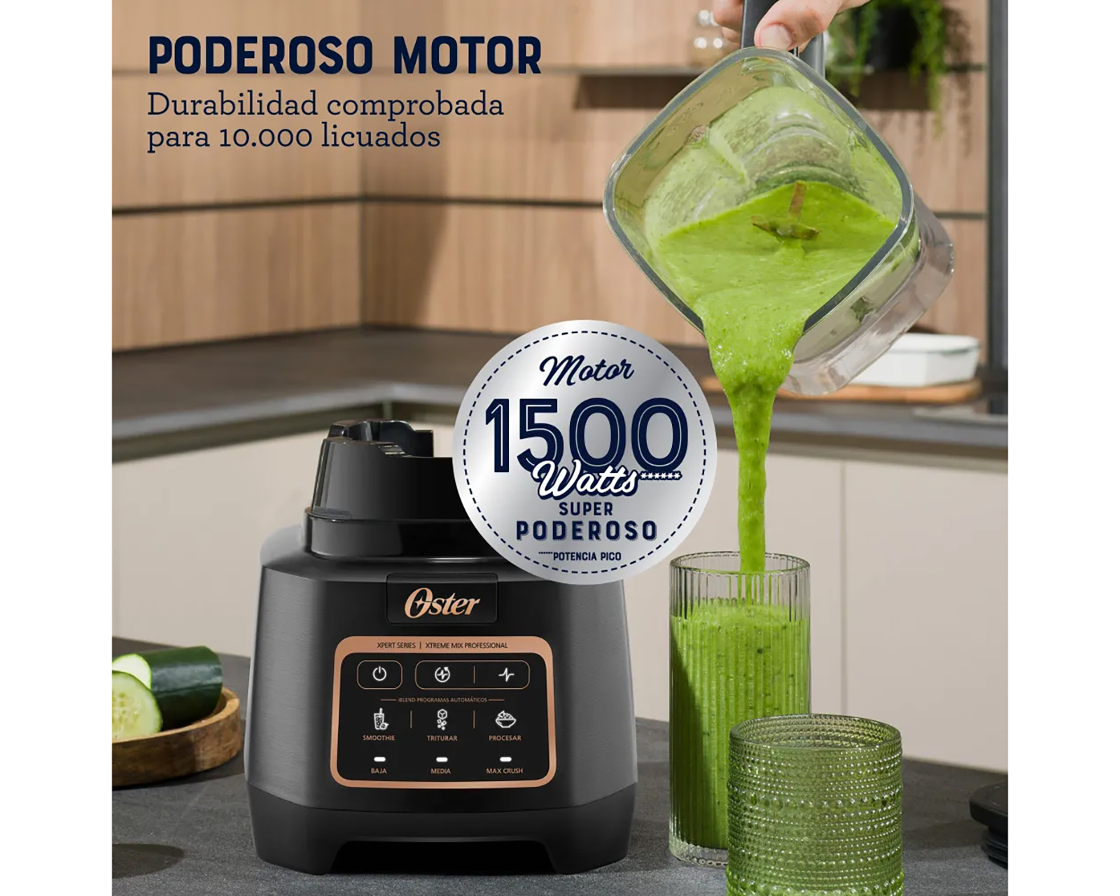 Foto 9 | Foto 8 | Licuadora Oster Reversible 3 Velocidades Vaso de Tritán