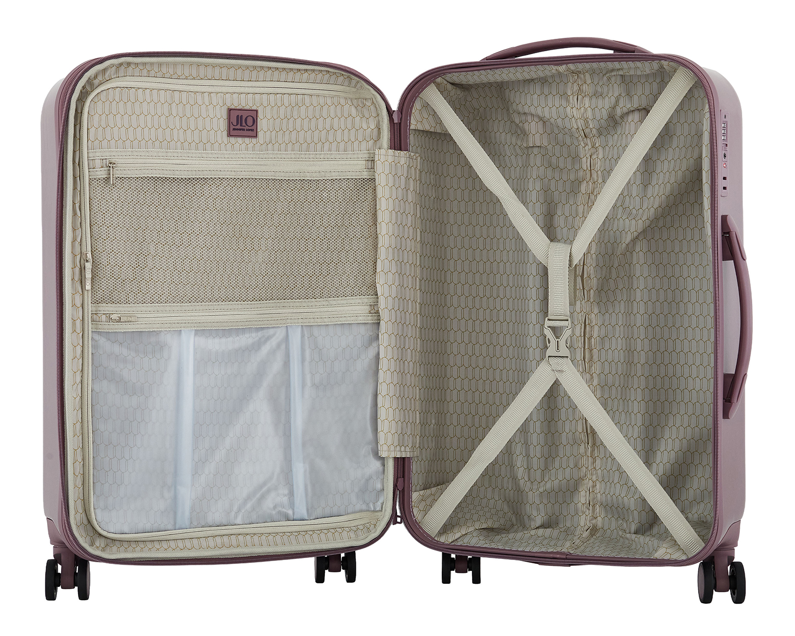 Foto 10 pulgar | Foto 9 | Maleta Vertical Jennifer Lopez Lover 20 Pulgadas Mauve