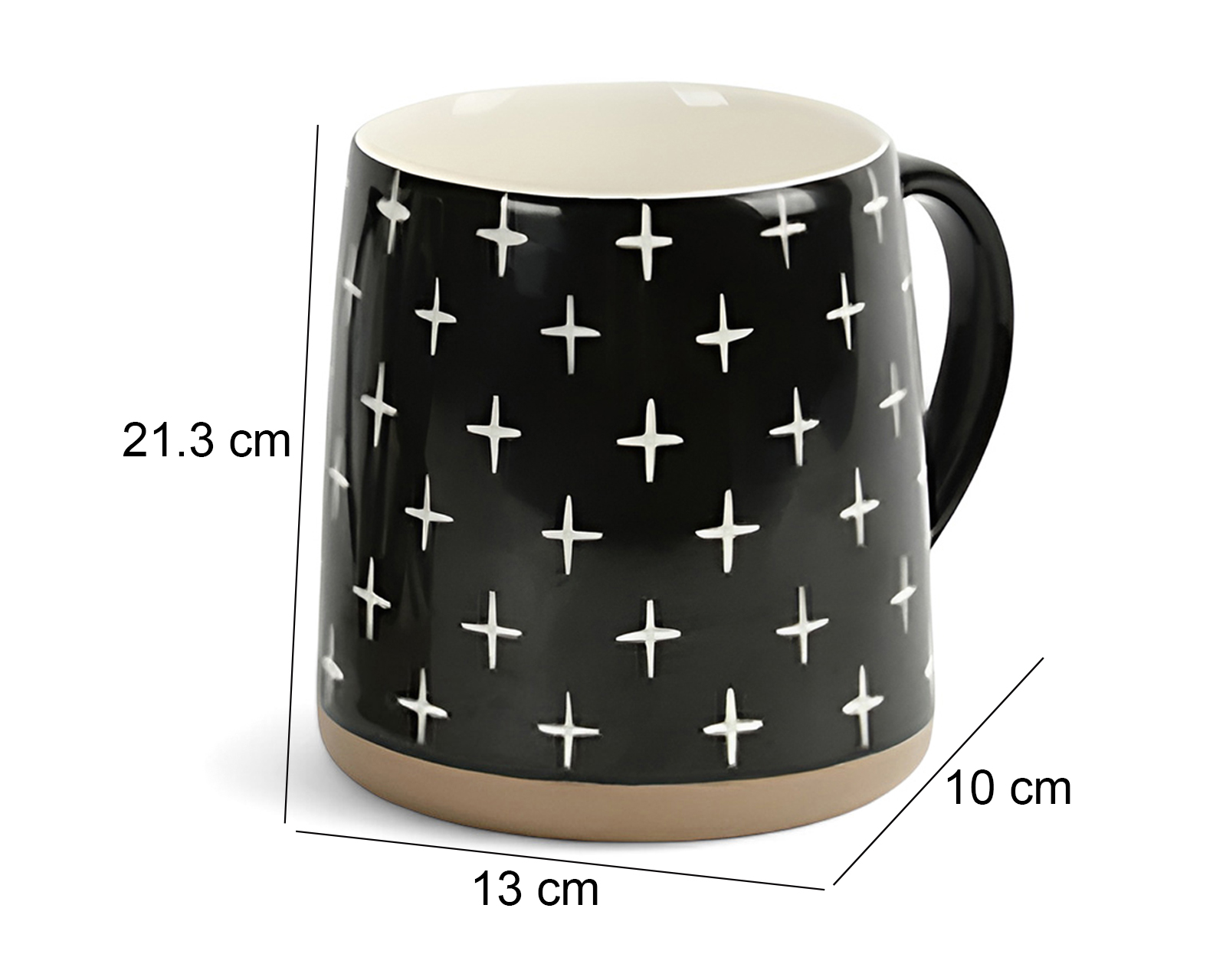 Foto 7 | Foto 7 | Taza de Porcelana Crown Baccara 460 ml 2 Piezas