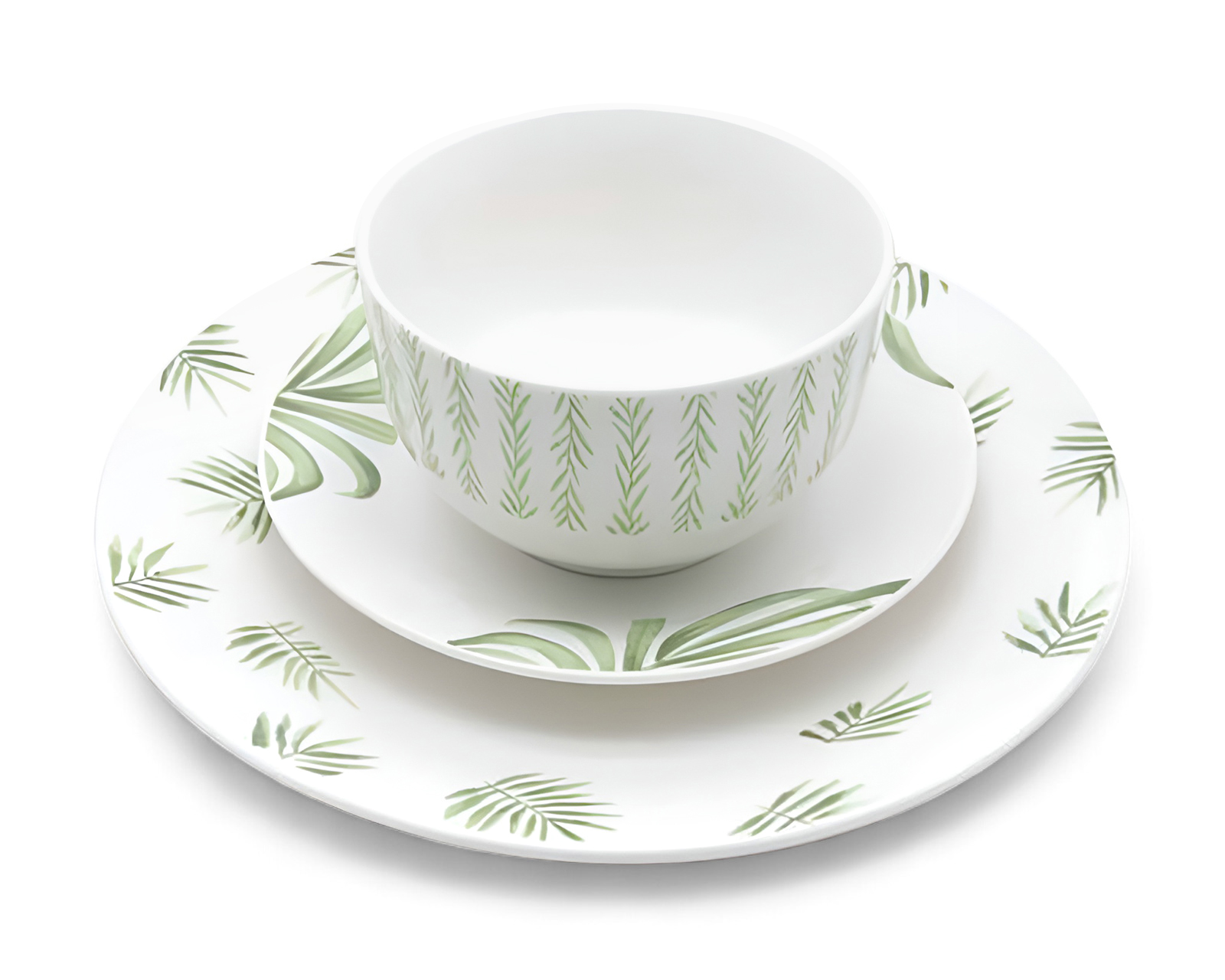 Foto 3 | Foto 3 | Vajilla de Porcelana Blanca para 4 Personas 12 Piezas