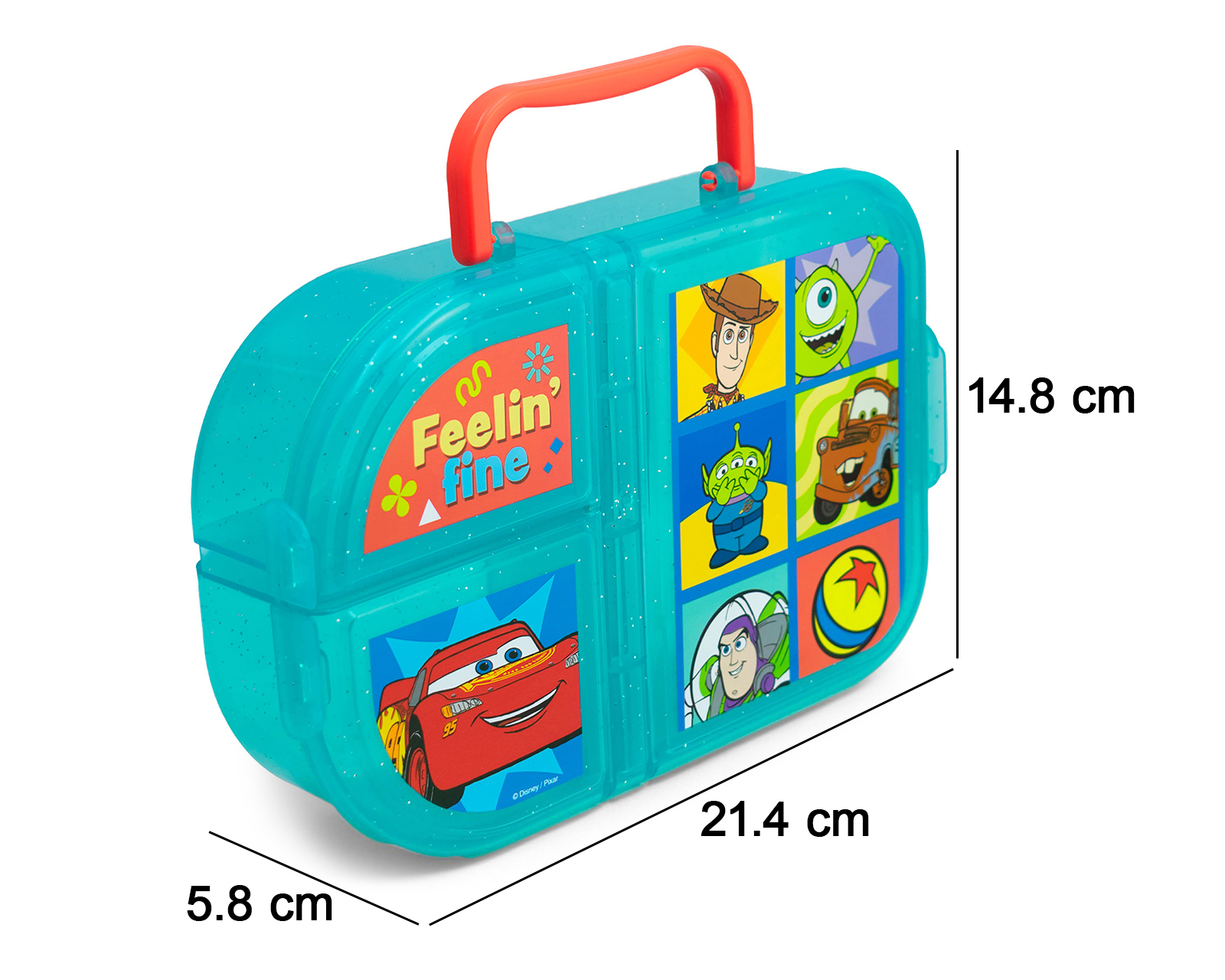 Foto 8 pulgar | Foto 7 | Contenedor de Plástico Fun Kids Pixar