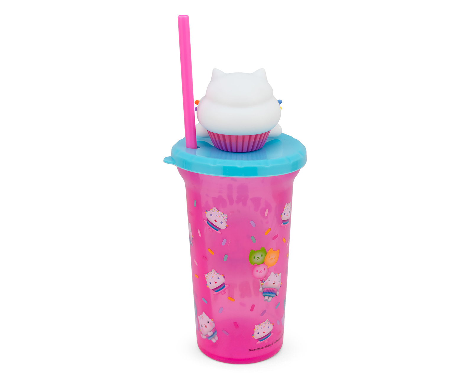 Foto 3 pulgar | Foto 2 | Vaso con Popote de Plástico Fun Kids