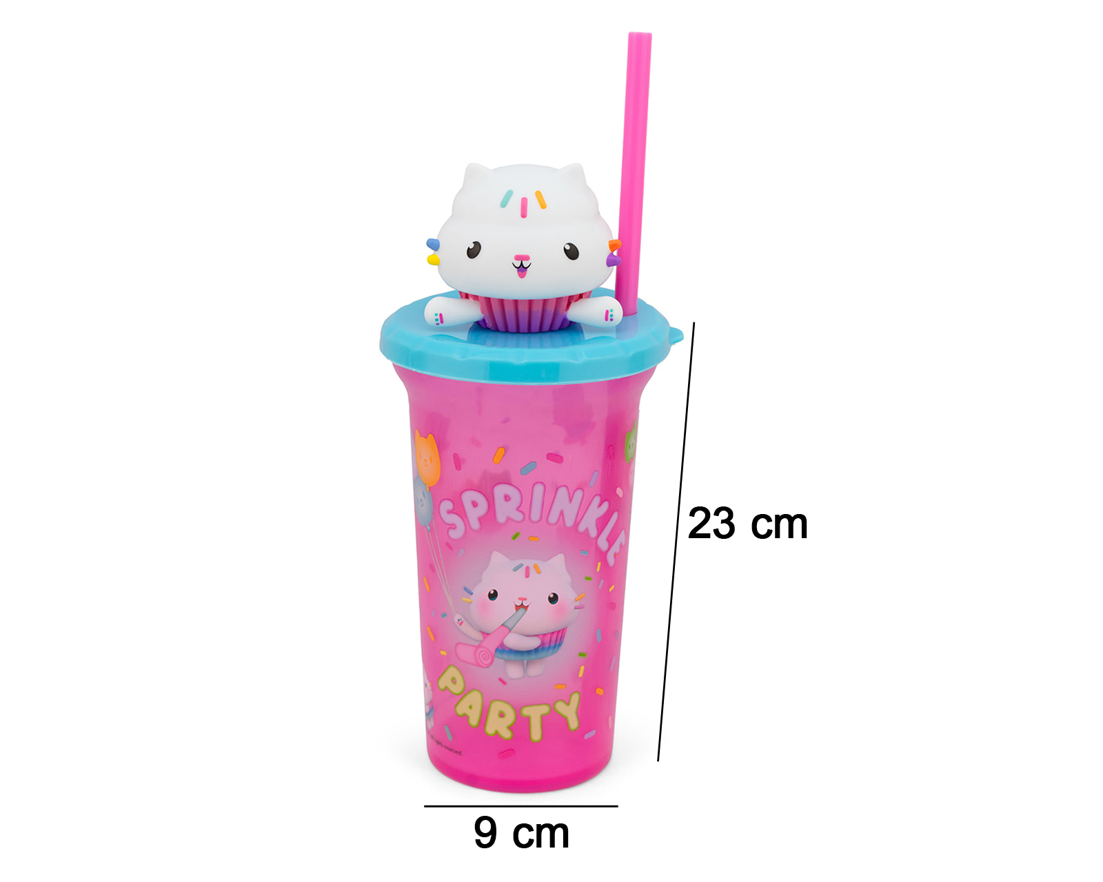 Foto 5 | Foto 5 | Vaso con Popote de Plástico Fun Kids