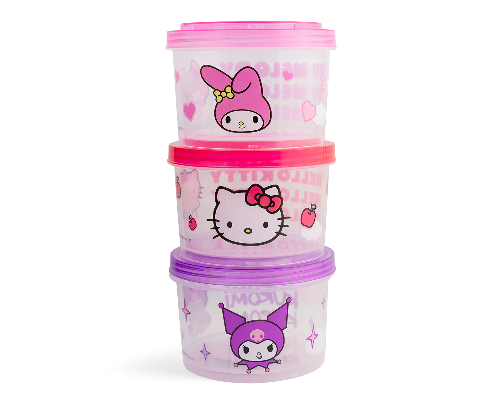 Foto 2 pulgar | Foto 1 | Contenedor de Plástico Fun Kids 200 ml 3 Piezas