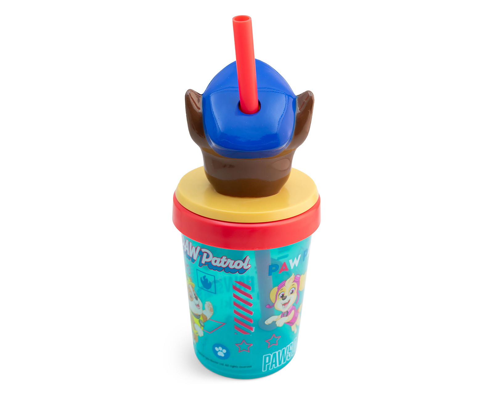 Foto 5 pulgar | Foto 4 | Vaso con Popote de Plástico Fun Kids Paw Patrol