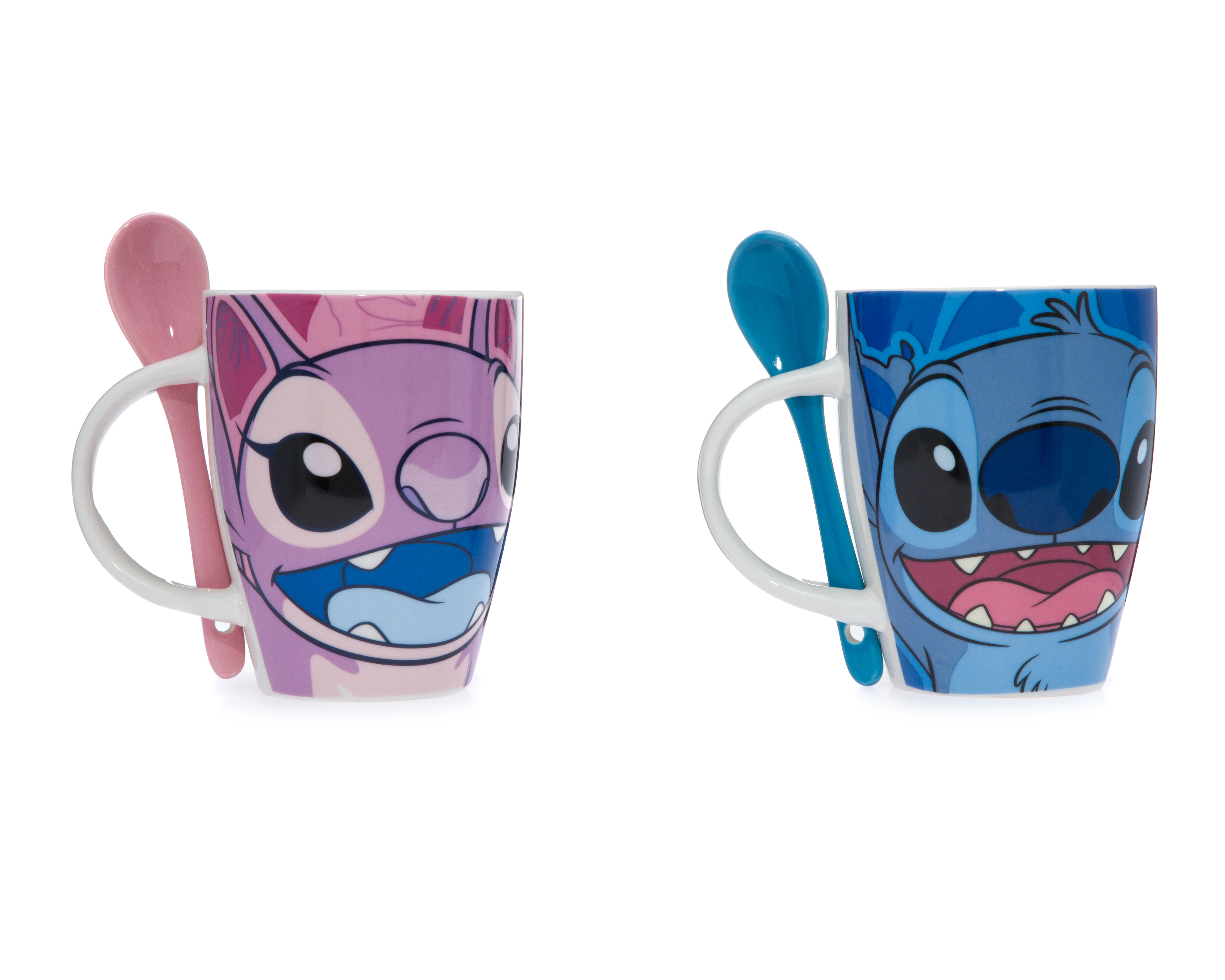 Taza de Cerámica Stitch 310 ml 2 Piezas