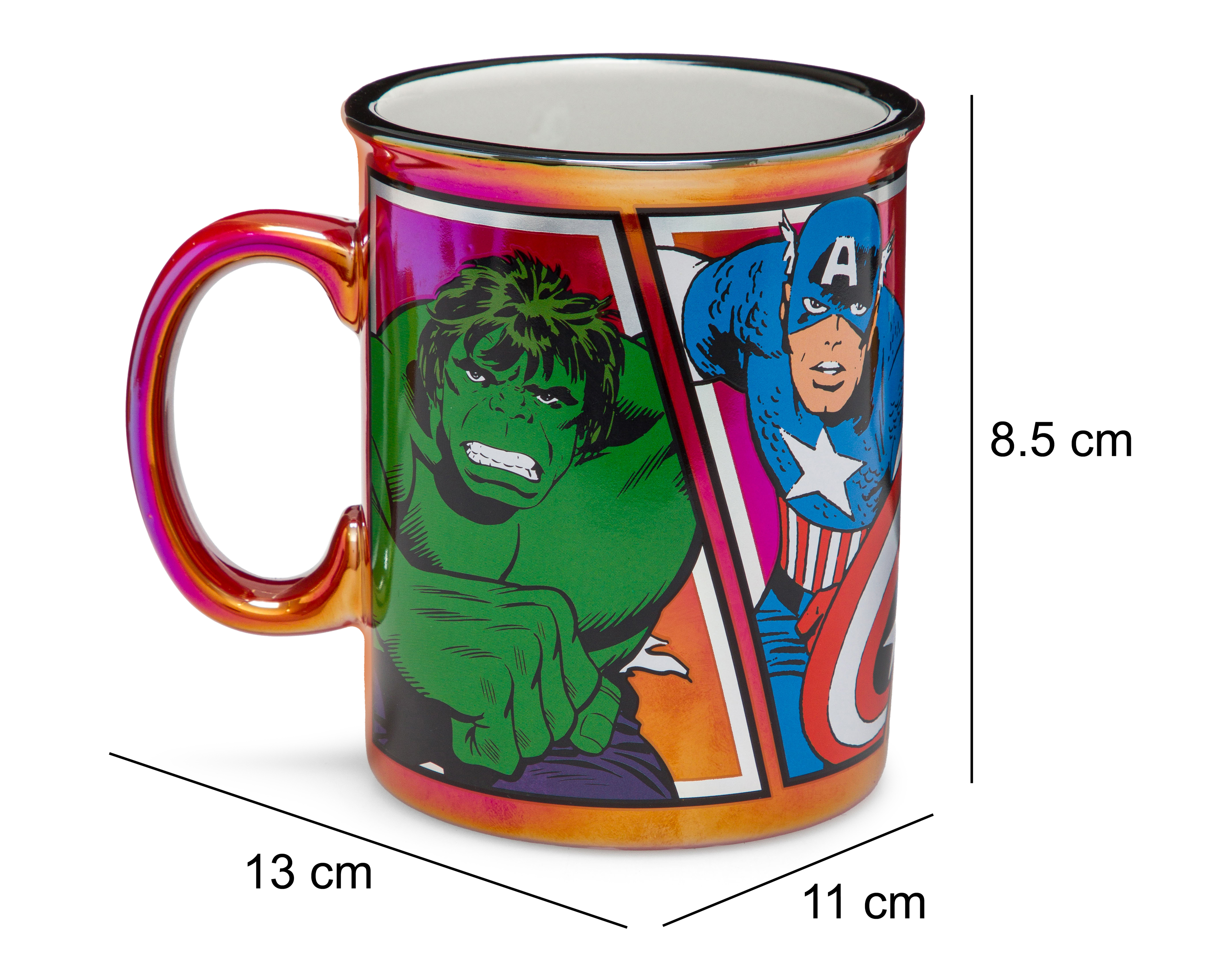Foto 4 | Foto 4 | Taza de Cerámica Fun Kids Avengers 790 ml