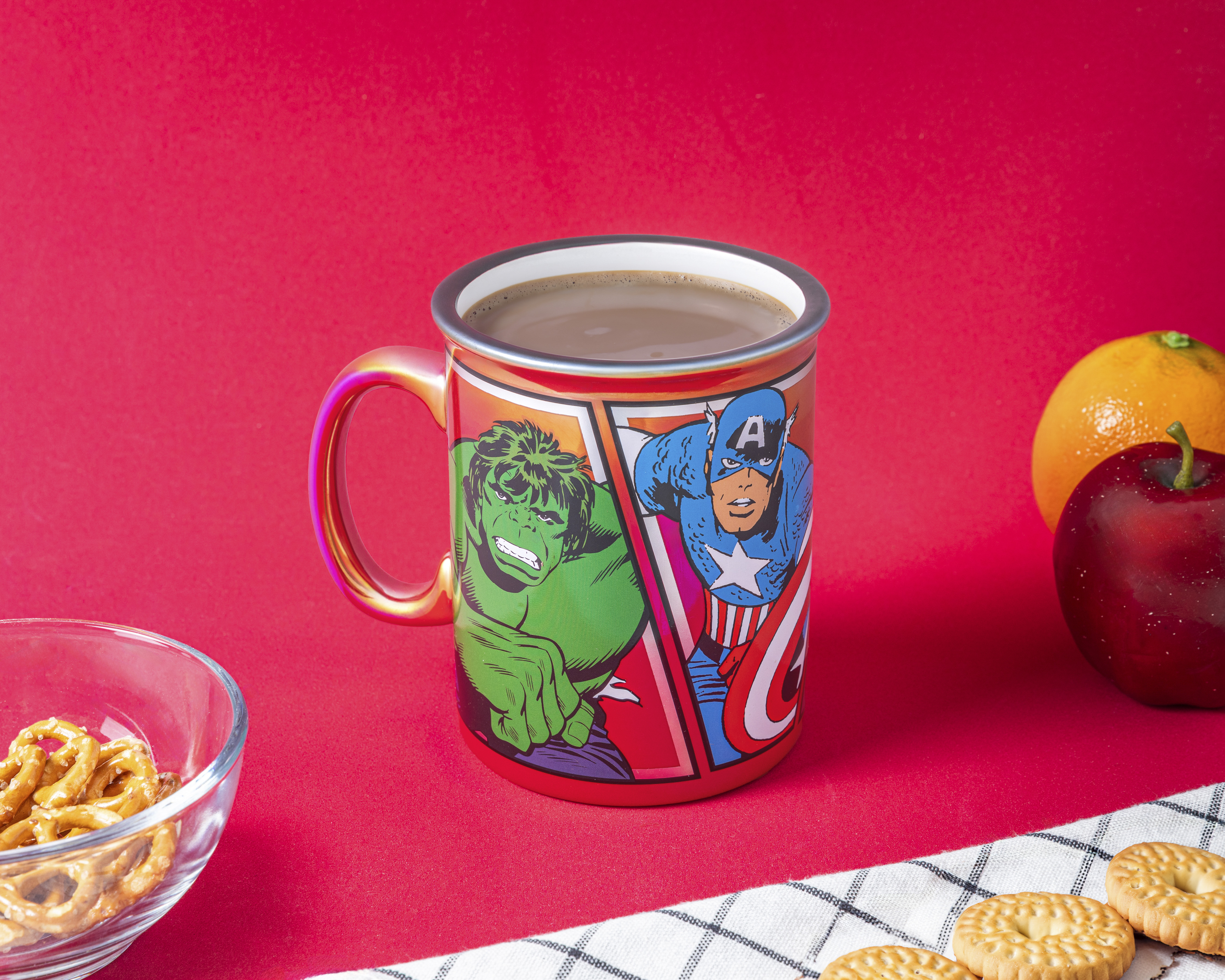 Foto 5 | Foto 5 | Taza de Cerámica Fun Kids Avengers 790 ml