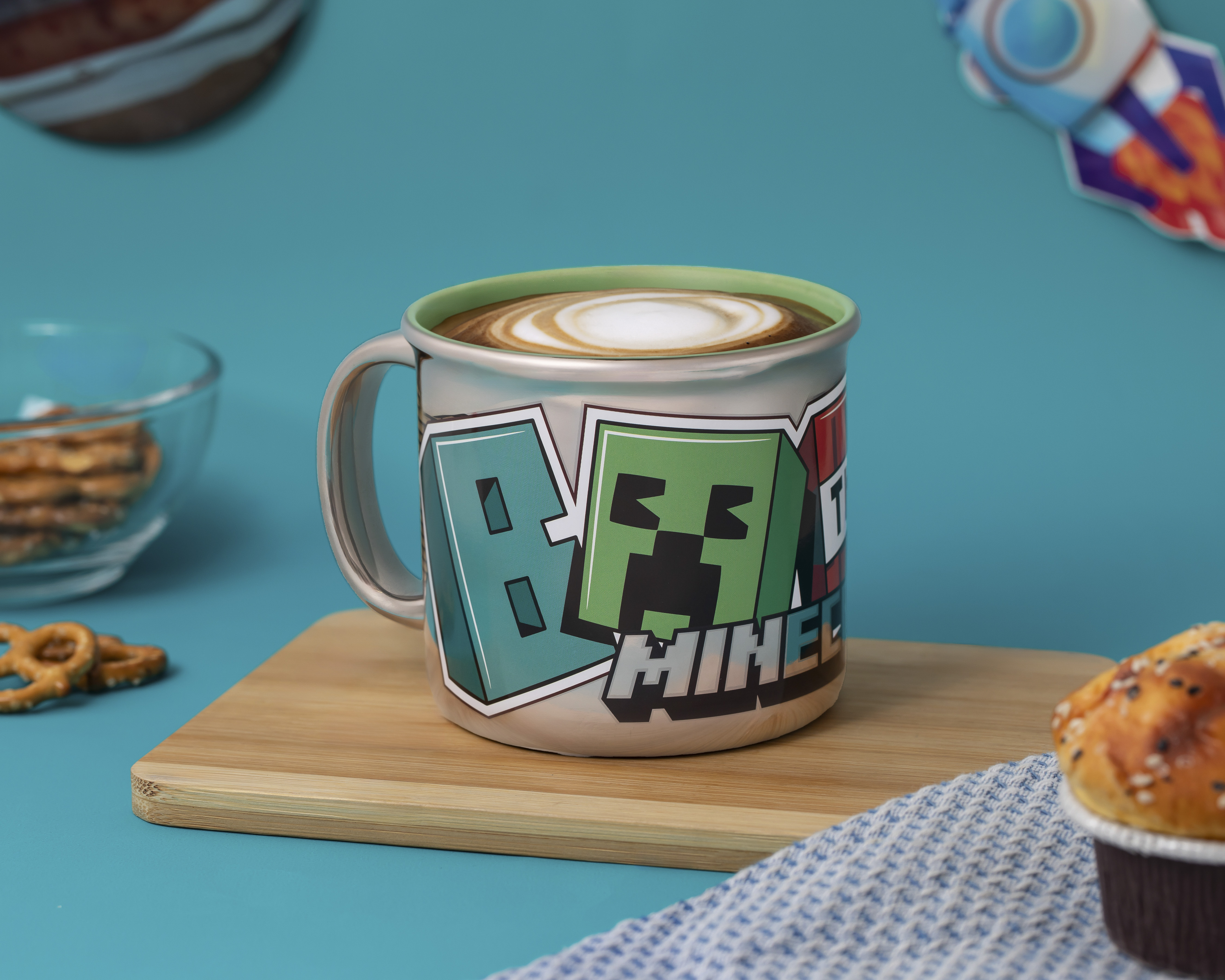 Foto 6 | Foto 6 | Taza de Cerámica Fun Kids Minecraft 430 ml
