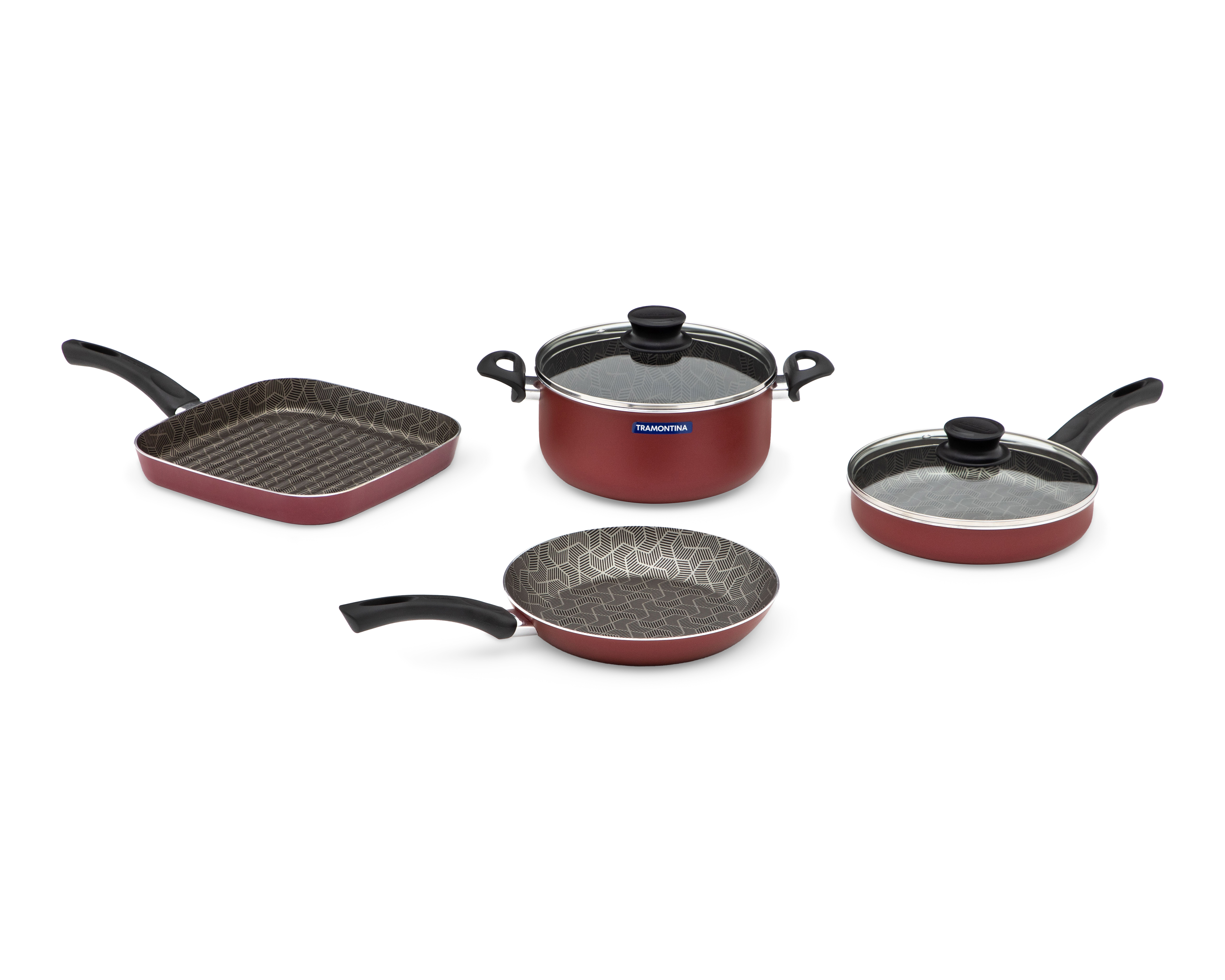 Batería de Cocina Tramontina Atlantic 6 Piezas Antiadherente