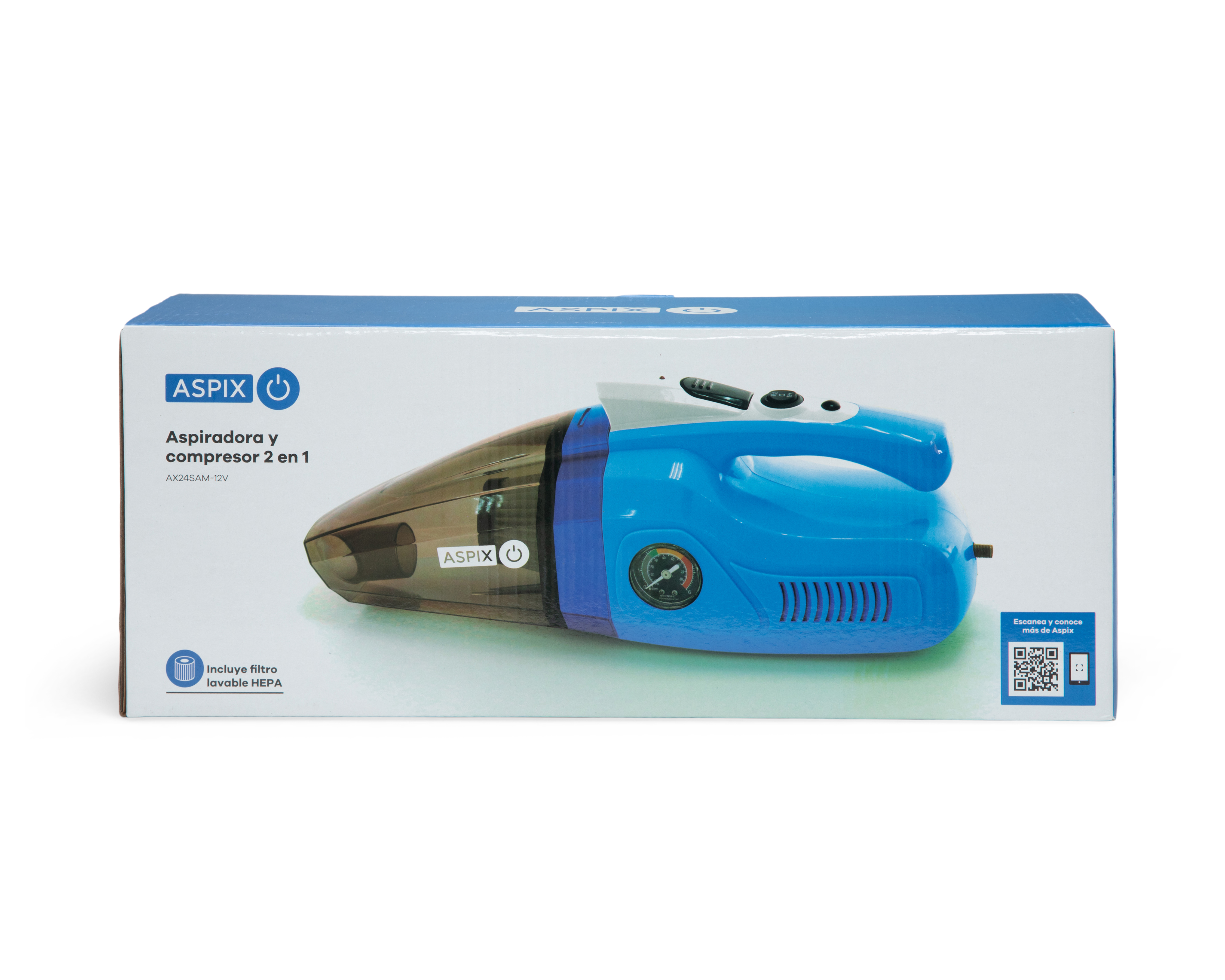 Foto 7 pulgar | Foto 6 | Aspiradora Multiusos Aspix  AX24SAM-12V