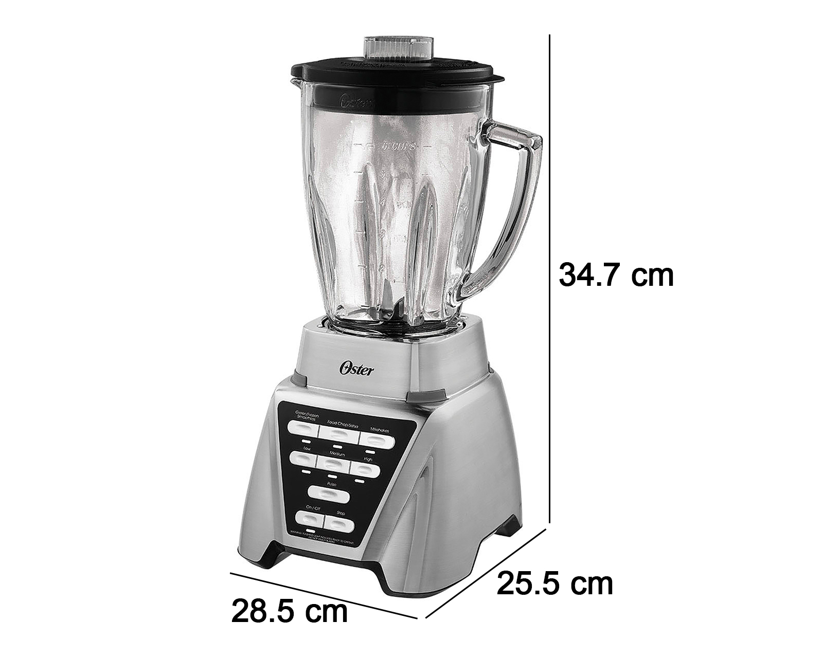 Foto 6 | Foto 6 | Licuadora Oster Reversible 7 Velocidades Vaso de Vidrio