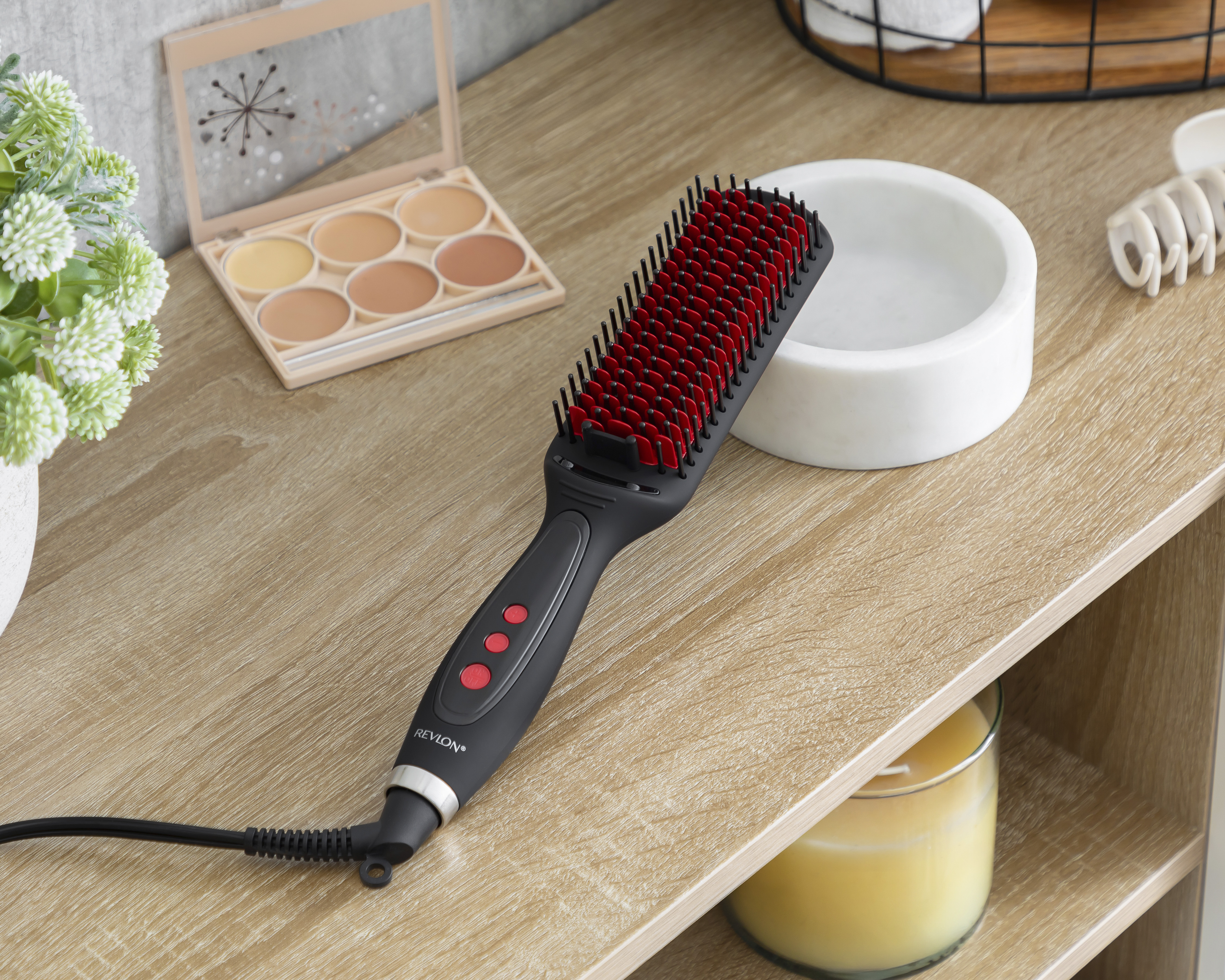 Foto 6 | Foto 6 | Cepillo Alaciador Revlon XL Smoothstay con Infusión de Aceite de Coco