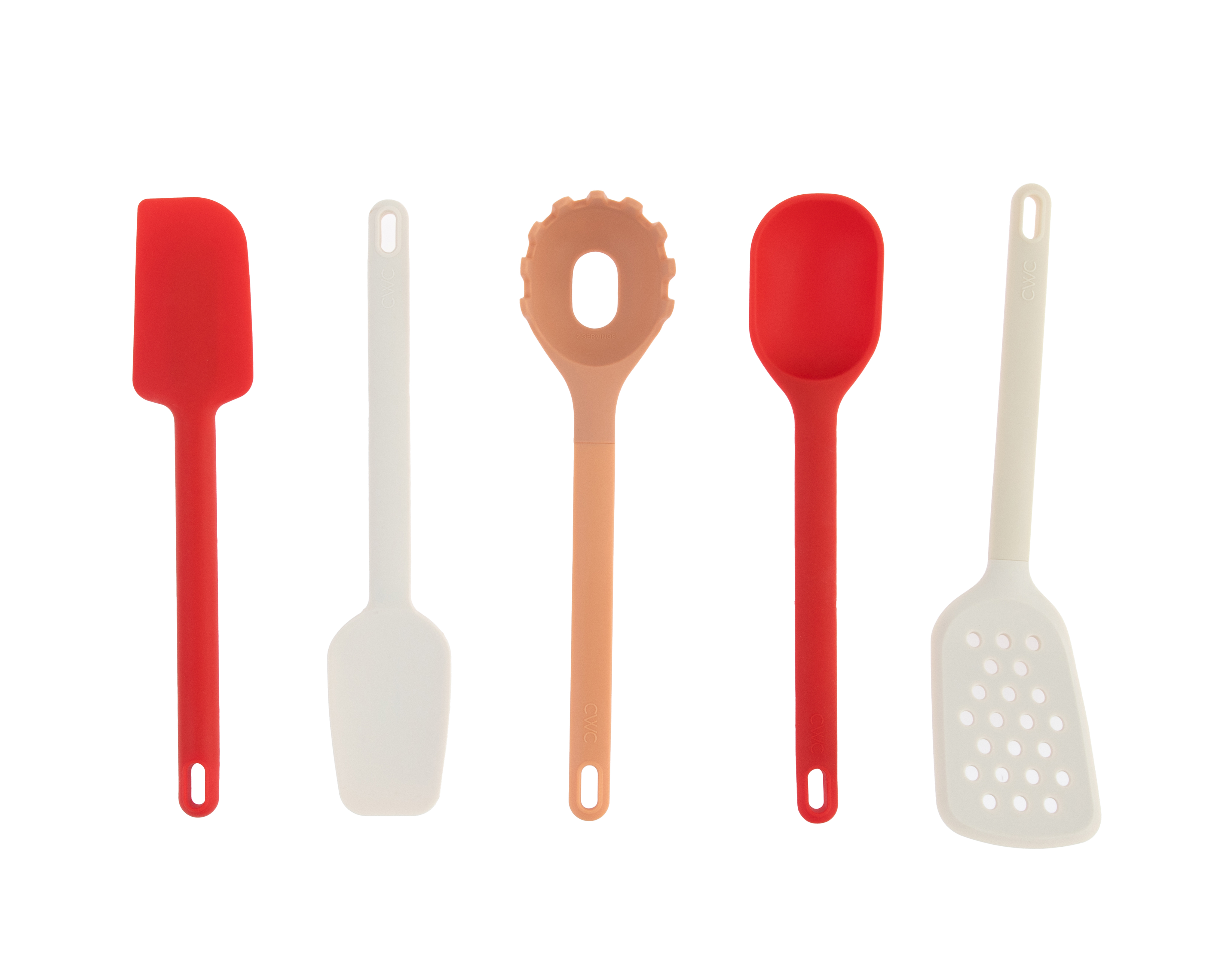 Juego de Utensilios de Cocina Cook with Color Resistente al Calor 5 Piezas