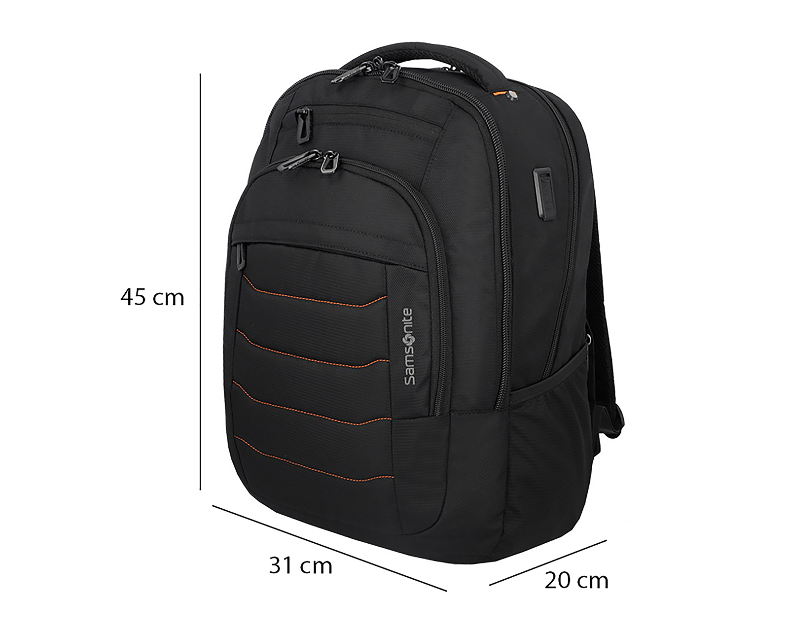 Foto 10 | Foto 10 | Mochila para Laptop Samsonite Titan 16 Pulgadas Negra