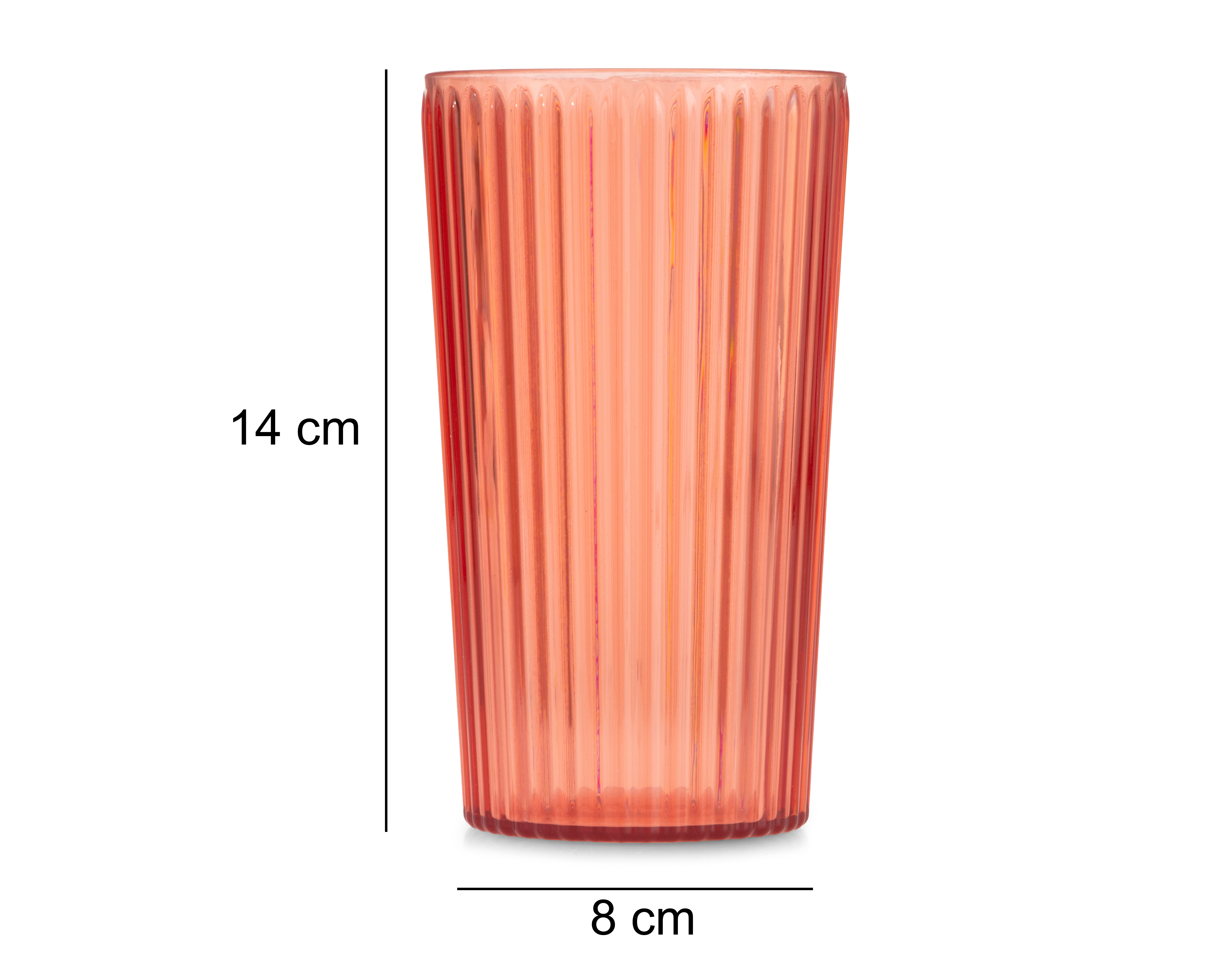 Foto 5 | Foto 5 | Vaso de Plástico Starhaus 500 ml 4 Piezas