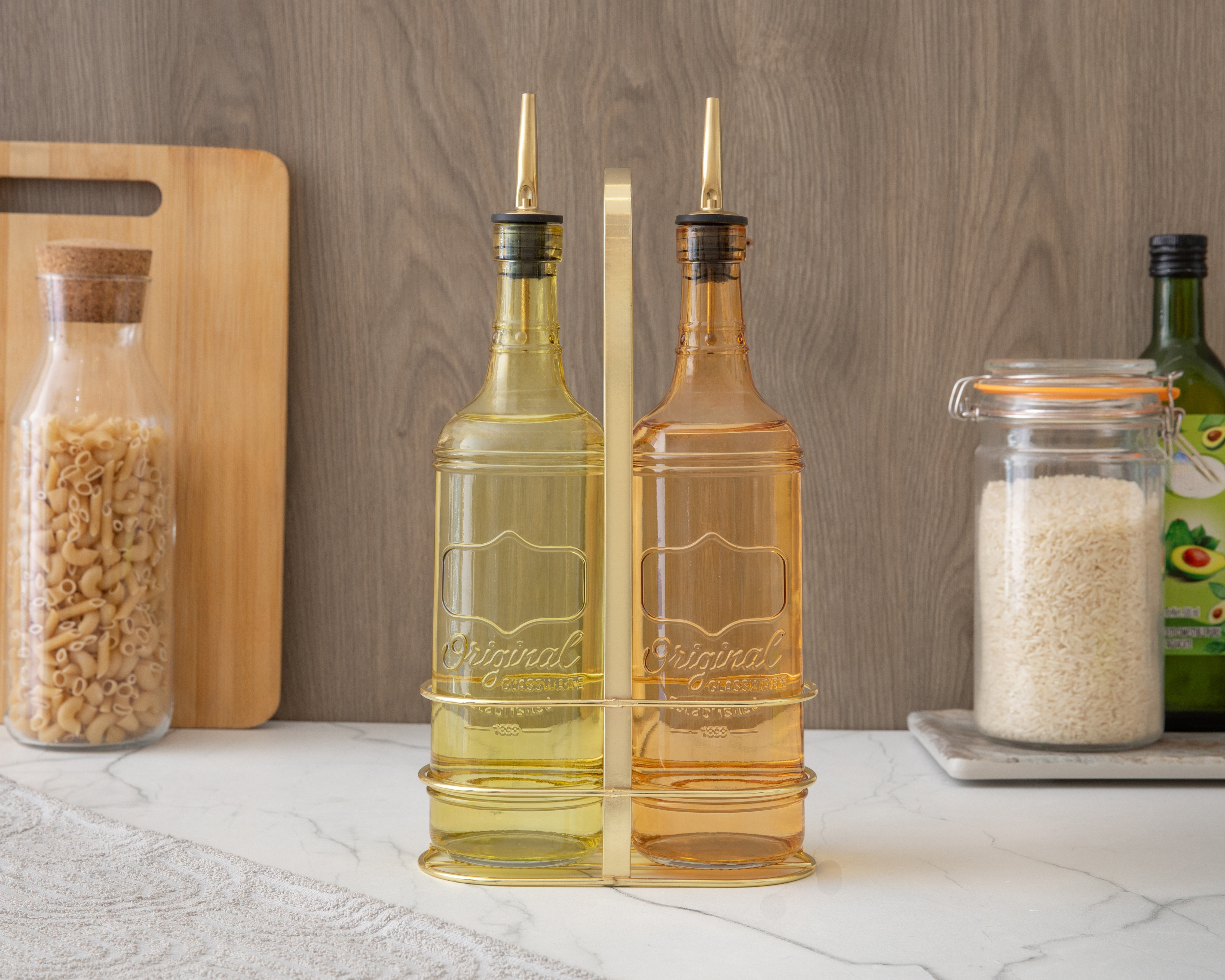 Foto 5 | Foto 5 | Juego de Aceiteras de Vidrio Starhaus 2 Piezas