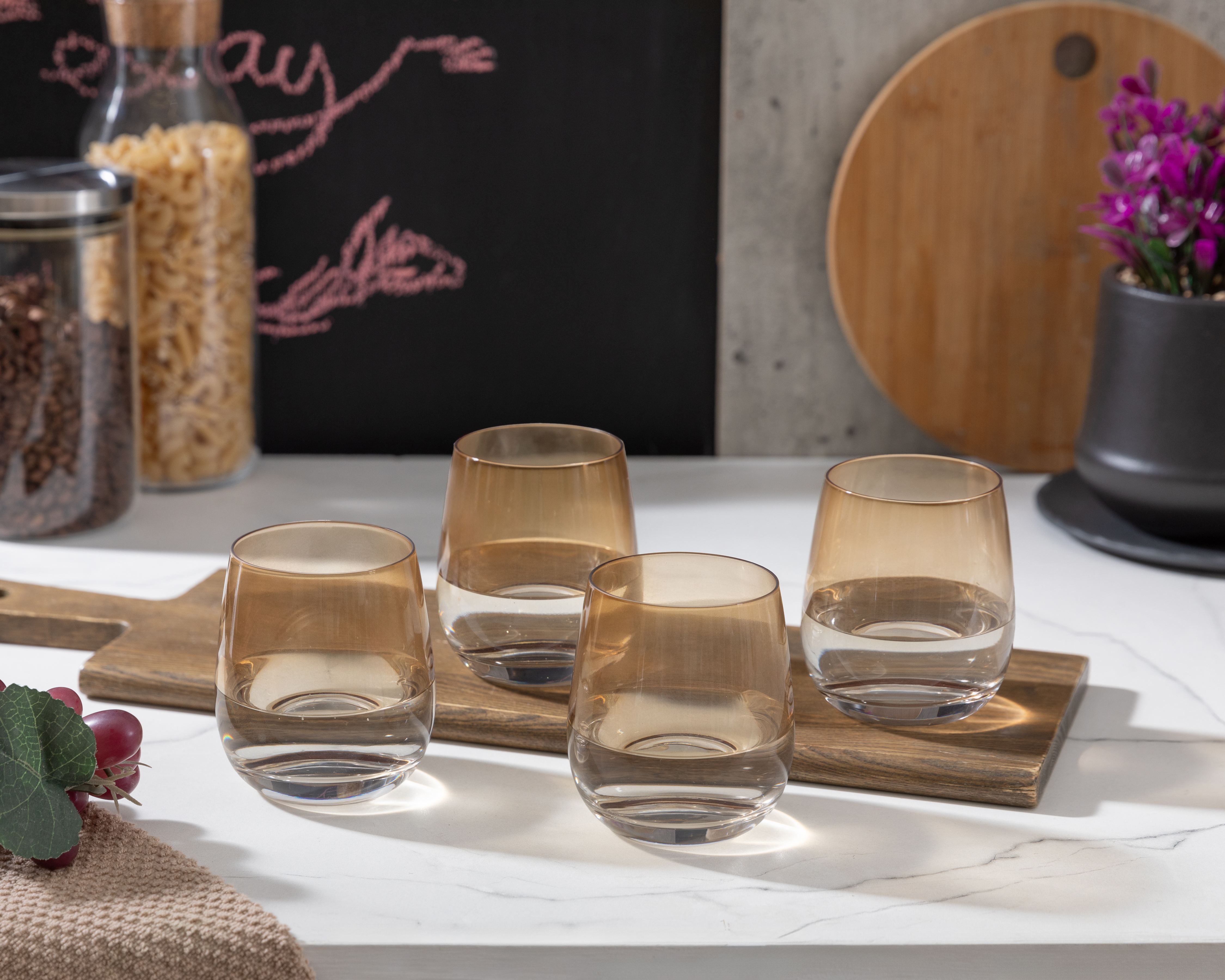 Foto 4 pulgar | Foto 3 | Vaso de Vidrio Starhaus 340 ml 4 Piezas