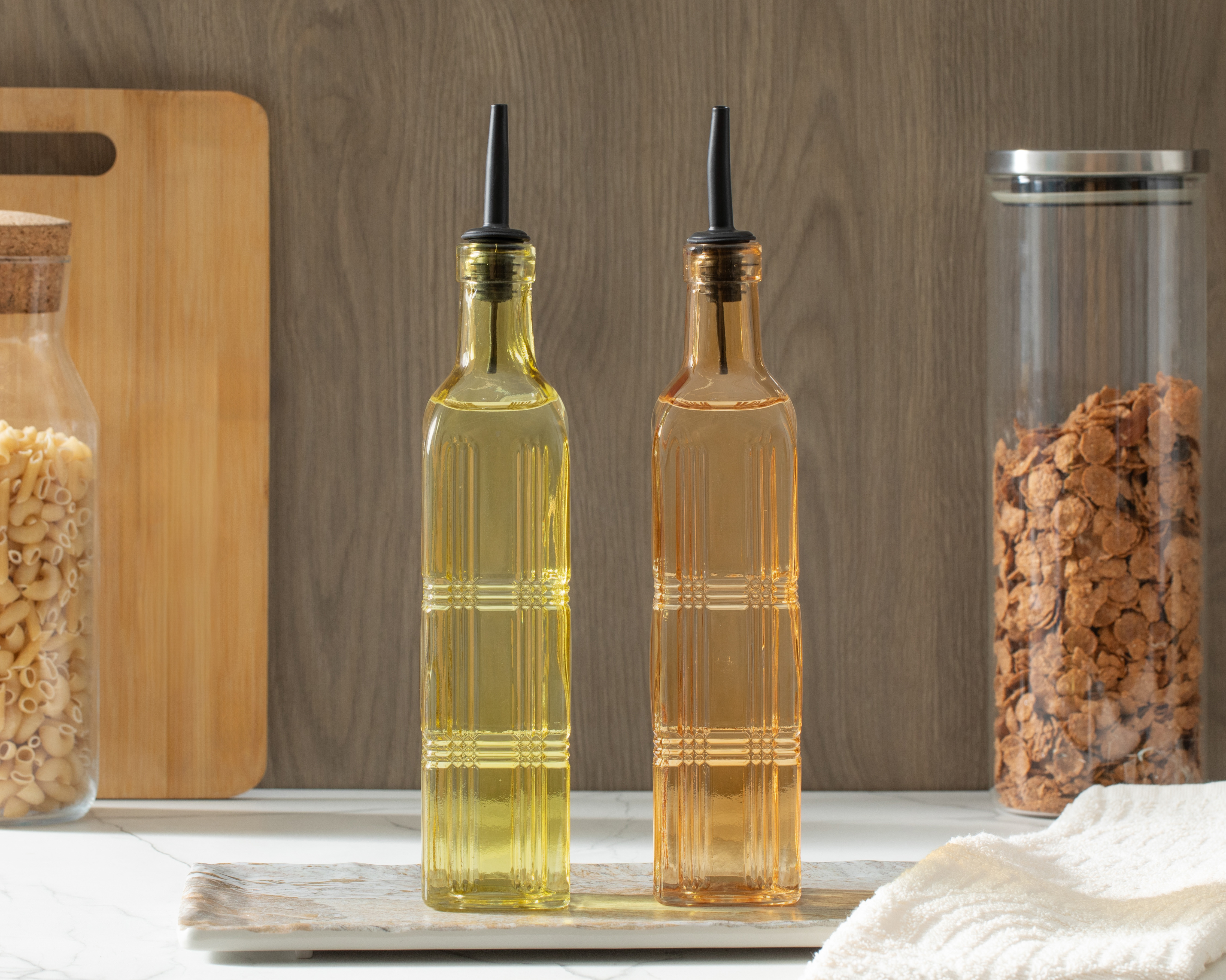 Foto 6 pulgar | Foto 5 | Juego de Aceiteras de Vidrio Starhaus 2 Piezas