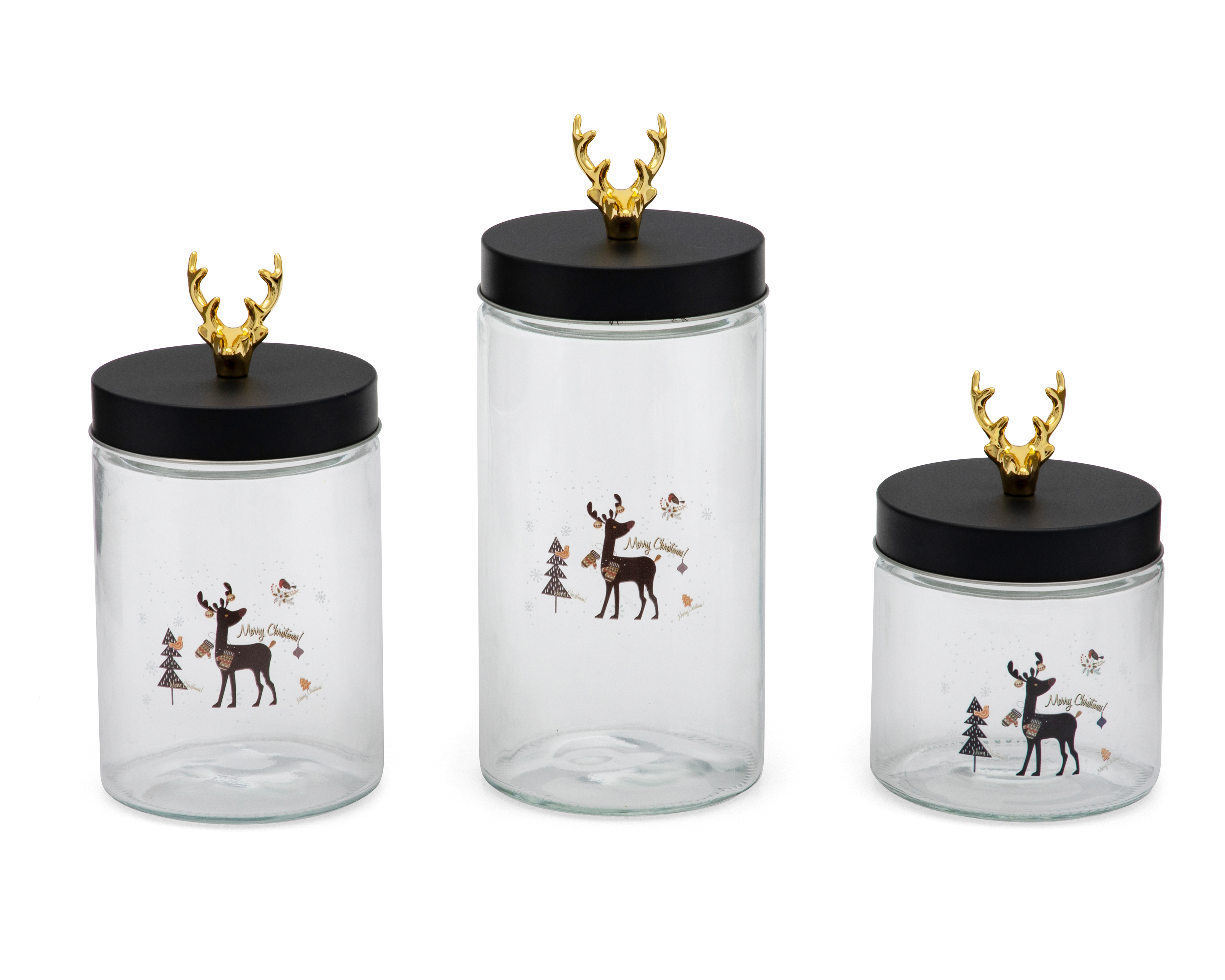 Foto 2 pulgar | Foto 1 | Contenedor de Vidrio Starhaus 3 Piezas