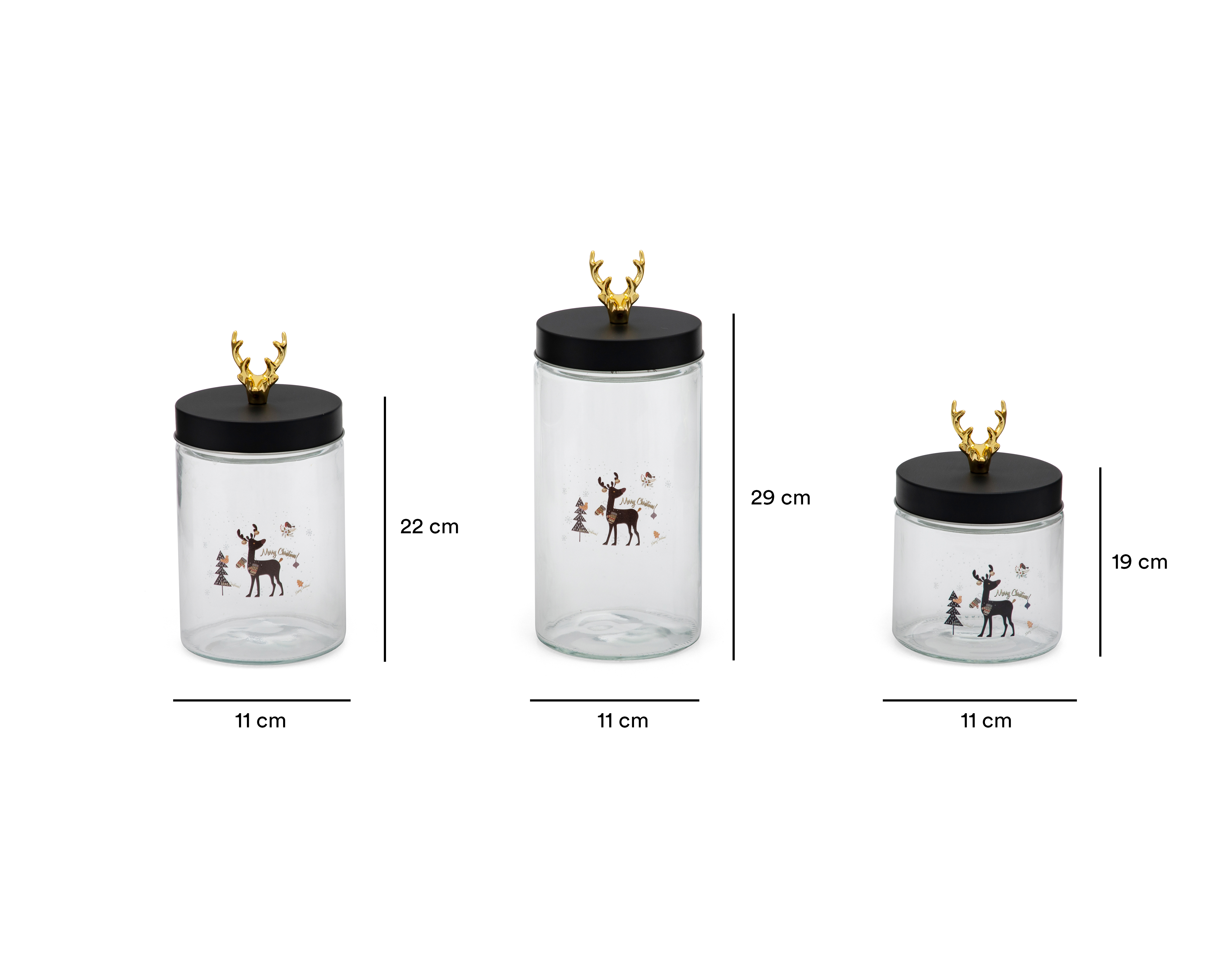 Foto 6 | Foto 6 | Contenedor de Vidrio Starhaus 3 Piezas