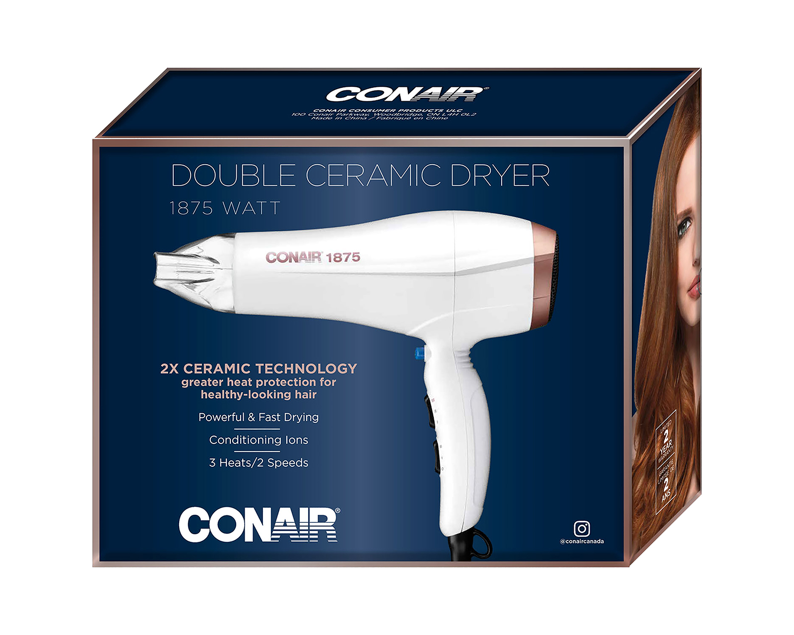 Foto 4 | Foto 4 | Secadora de Cabello Conair 565DCNC Tecnología Doble Cerámica