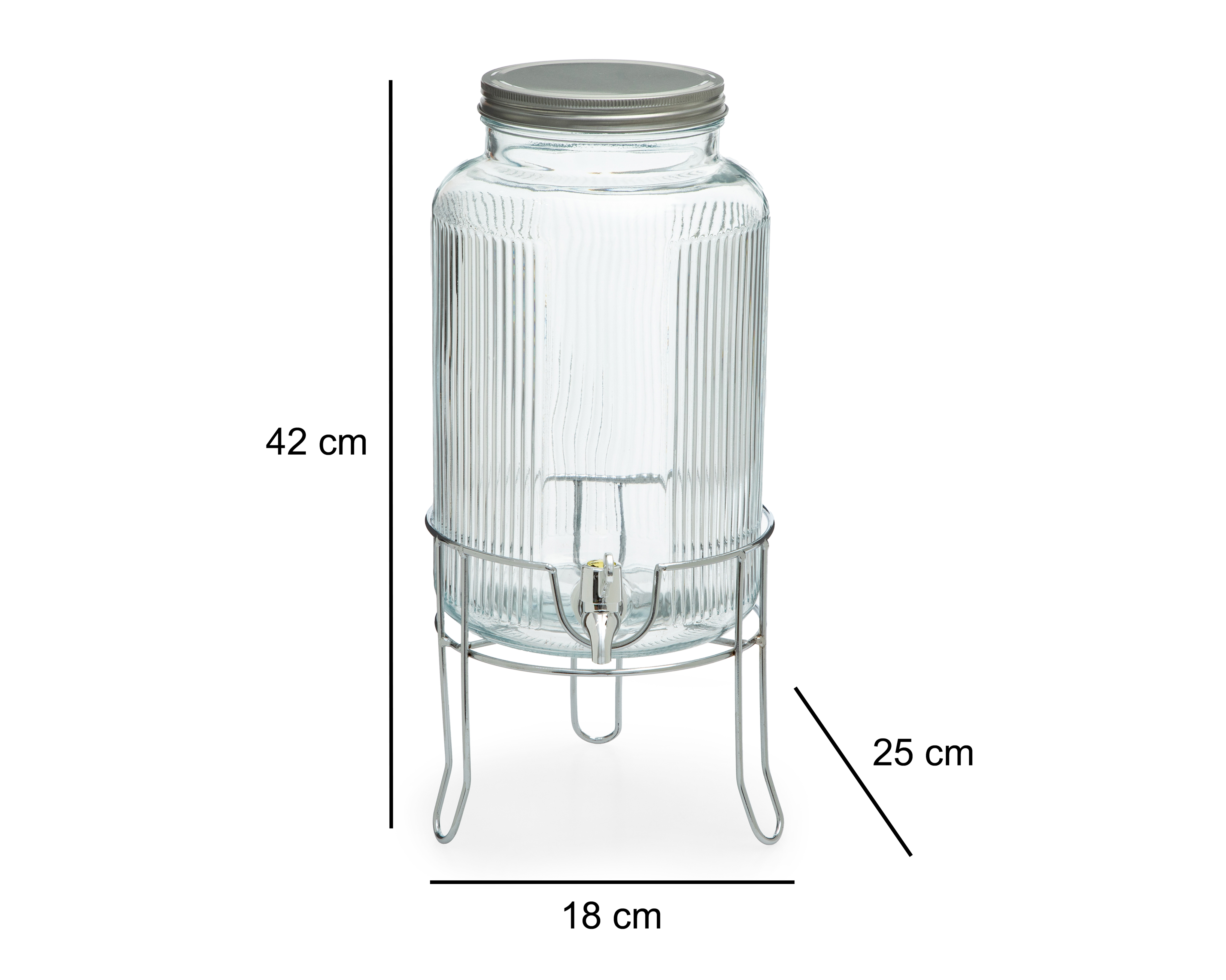 Foto 5 pulgar | Foto 4 | Dispensador de Agua de Vidrio Starhaus 5.8 Litros con Base