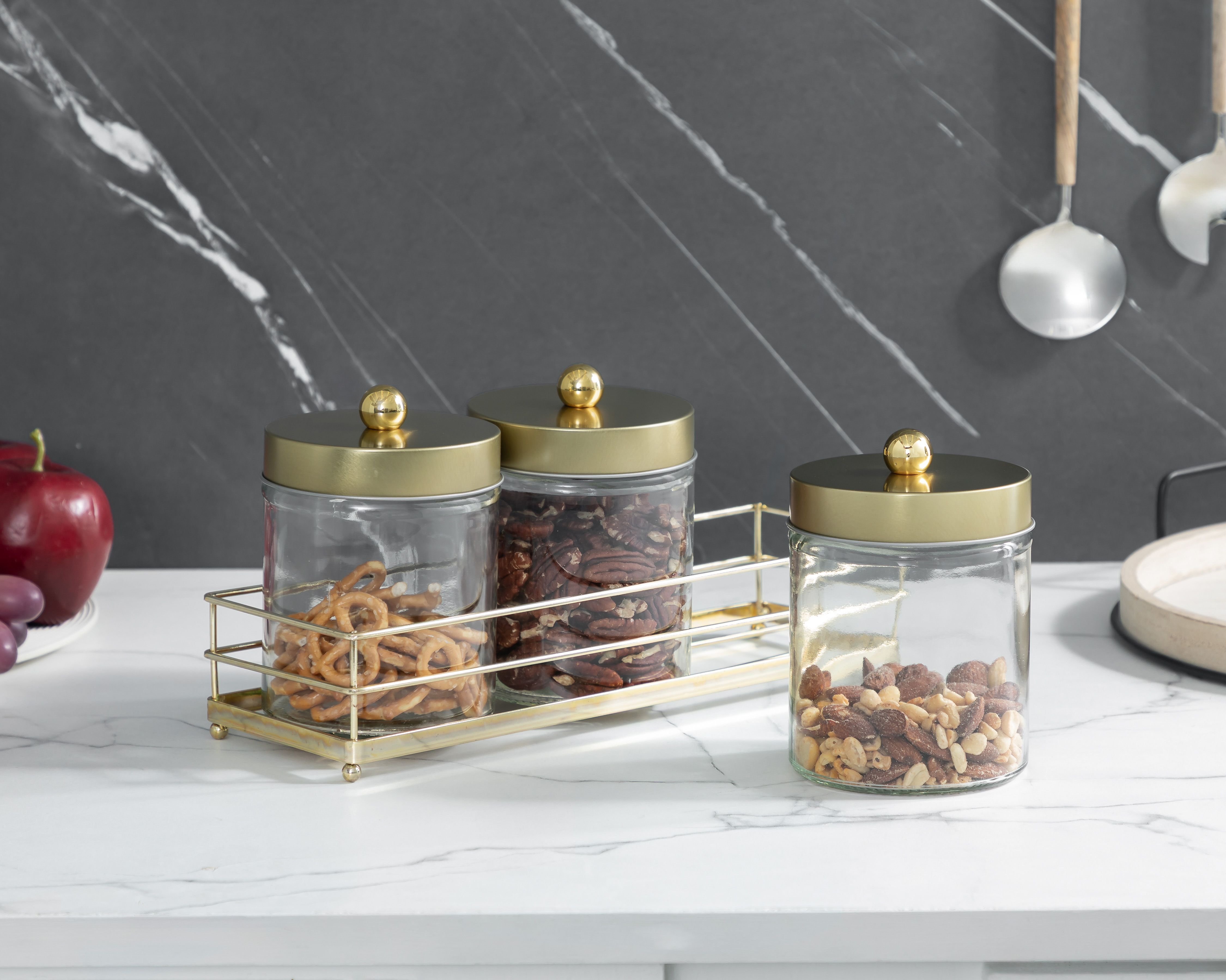 Foto 5 | Foto 5 | Contenedor de Vidrio Starhaus 4 Piezas