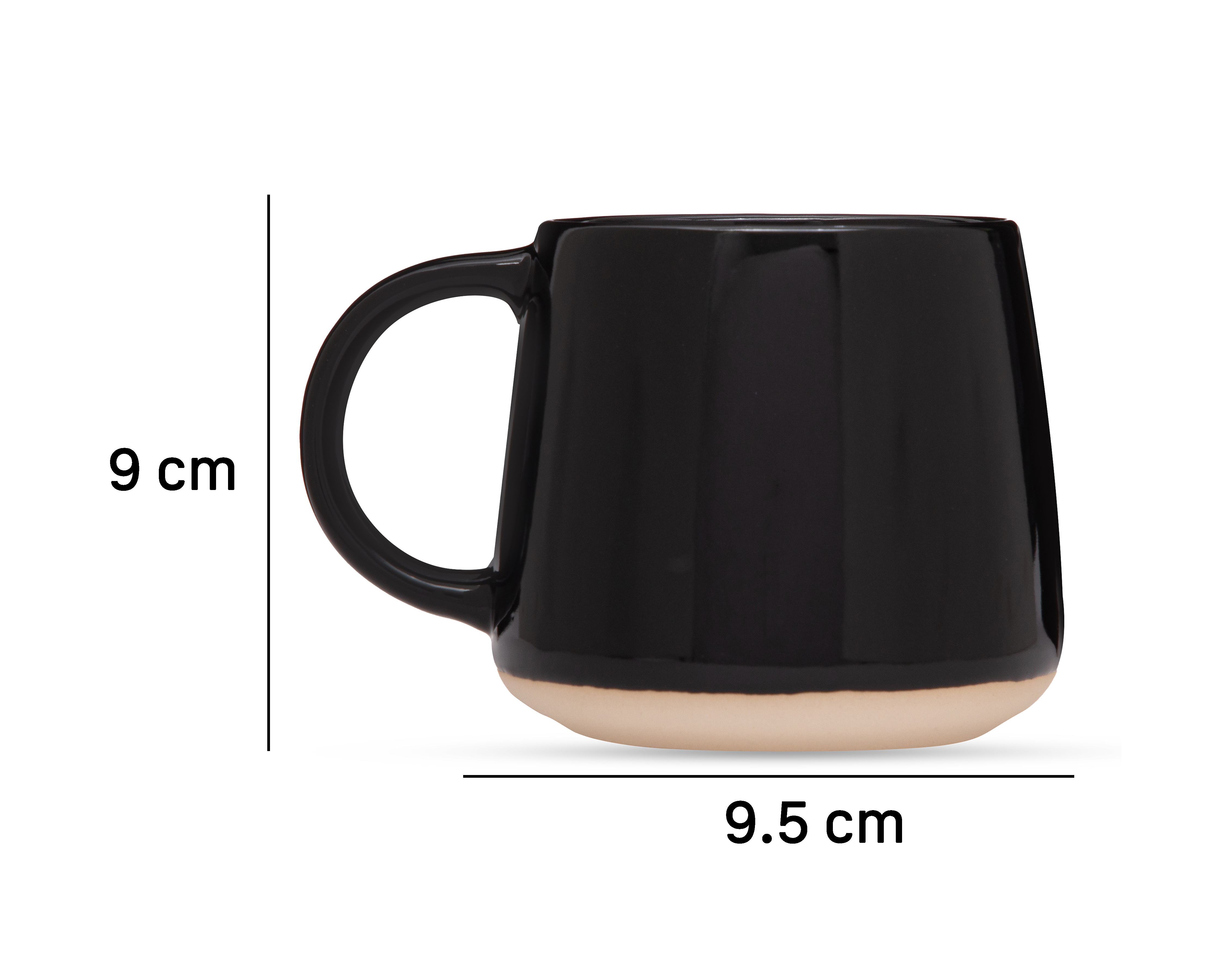 Foto 5 | Foto 5 | Taza de Cerámica Starhaus 354 ml 4 Piezas